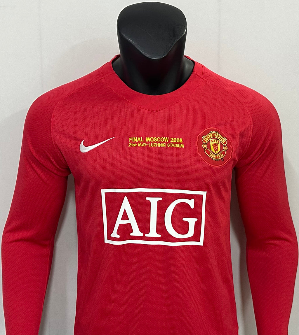 Camiseta Manchester United Primera Equipación Retro Final CL 07/08