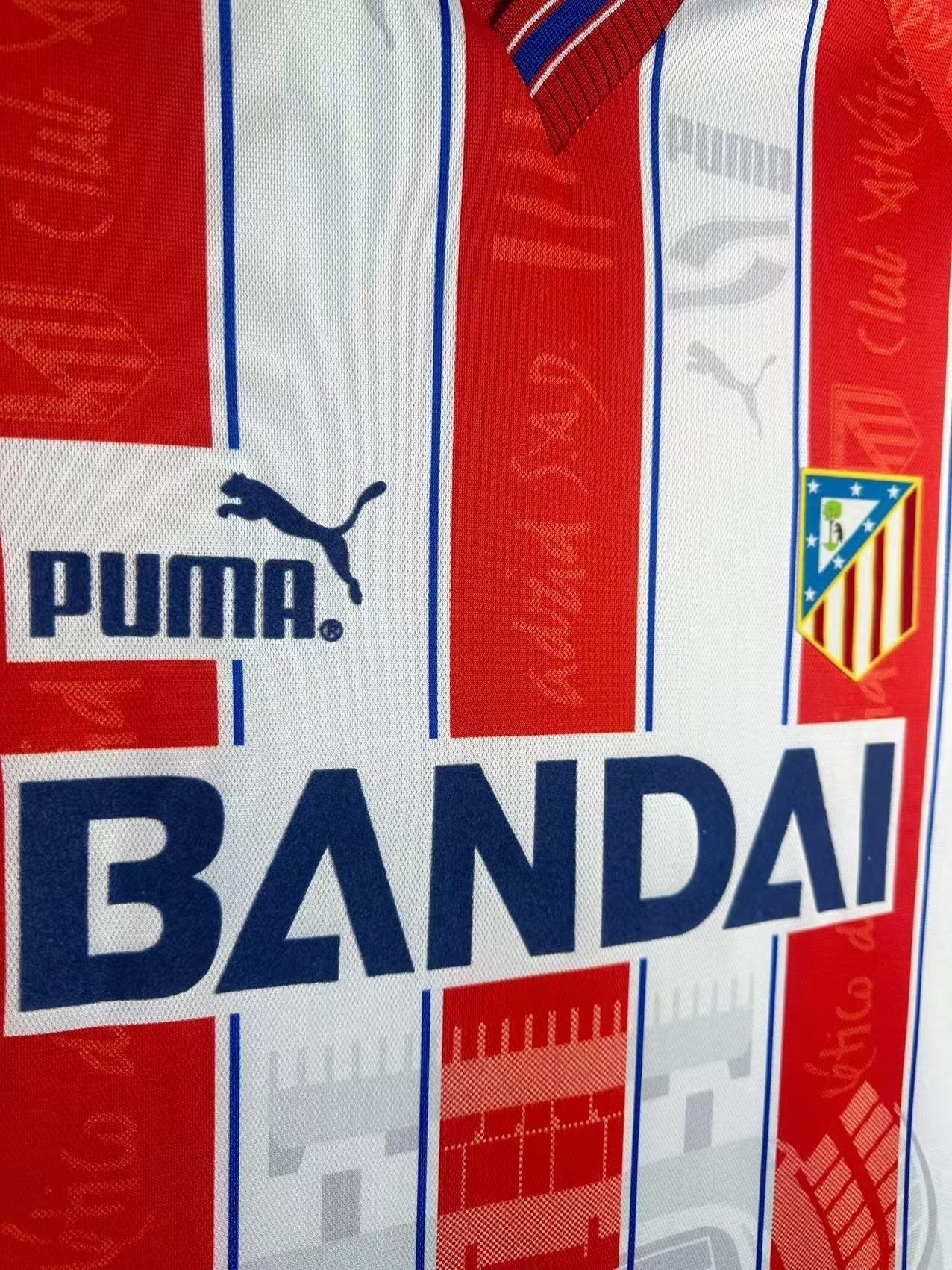 Camiseta Atletico de Madrid Primera Equipación Retro 1996