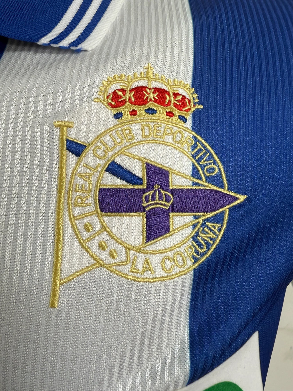 Camiseta Deportivo de la Coruña Primera Equipación Retro 99/00