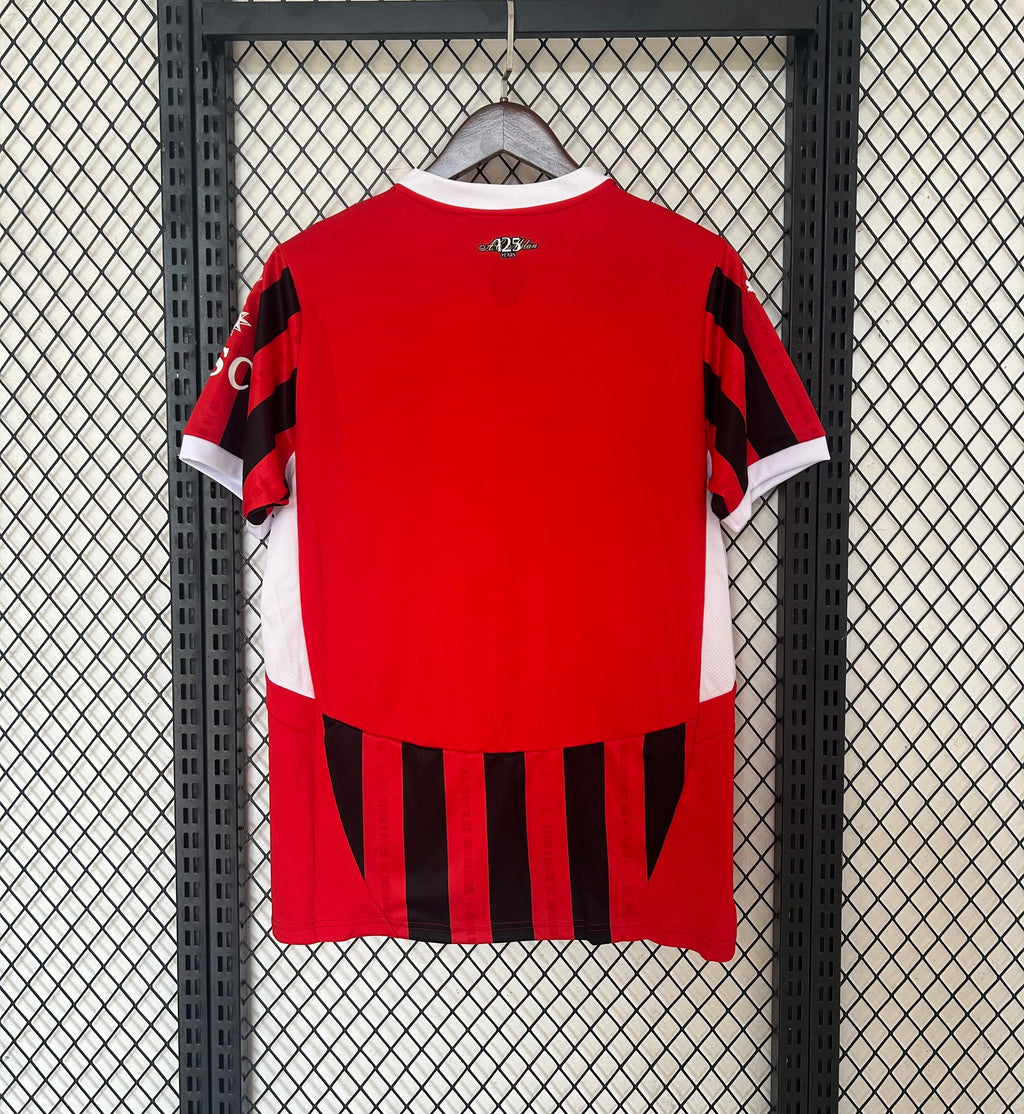 Camiseta AC Milan Pimera Equipación 24/25, Fan