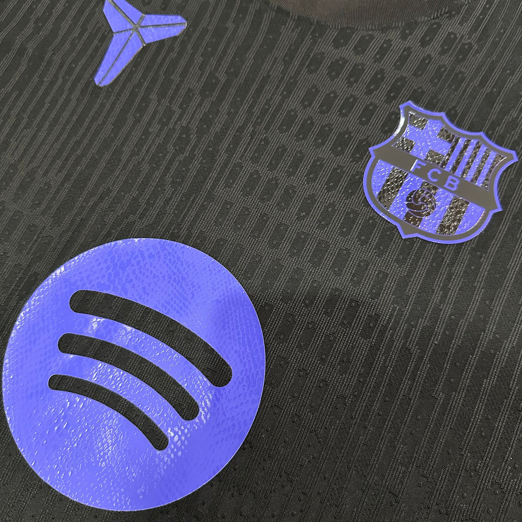 Camiseta Negra FC Barcelona prepartido 25-26, player