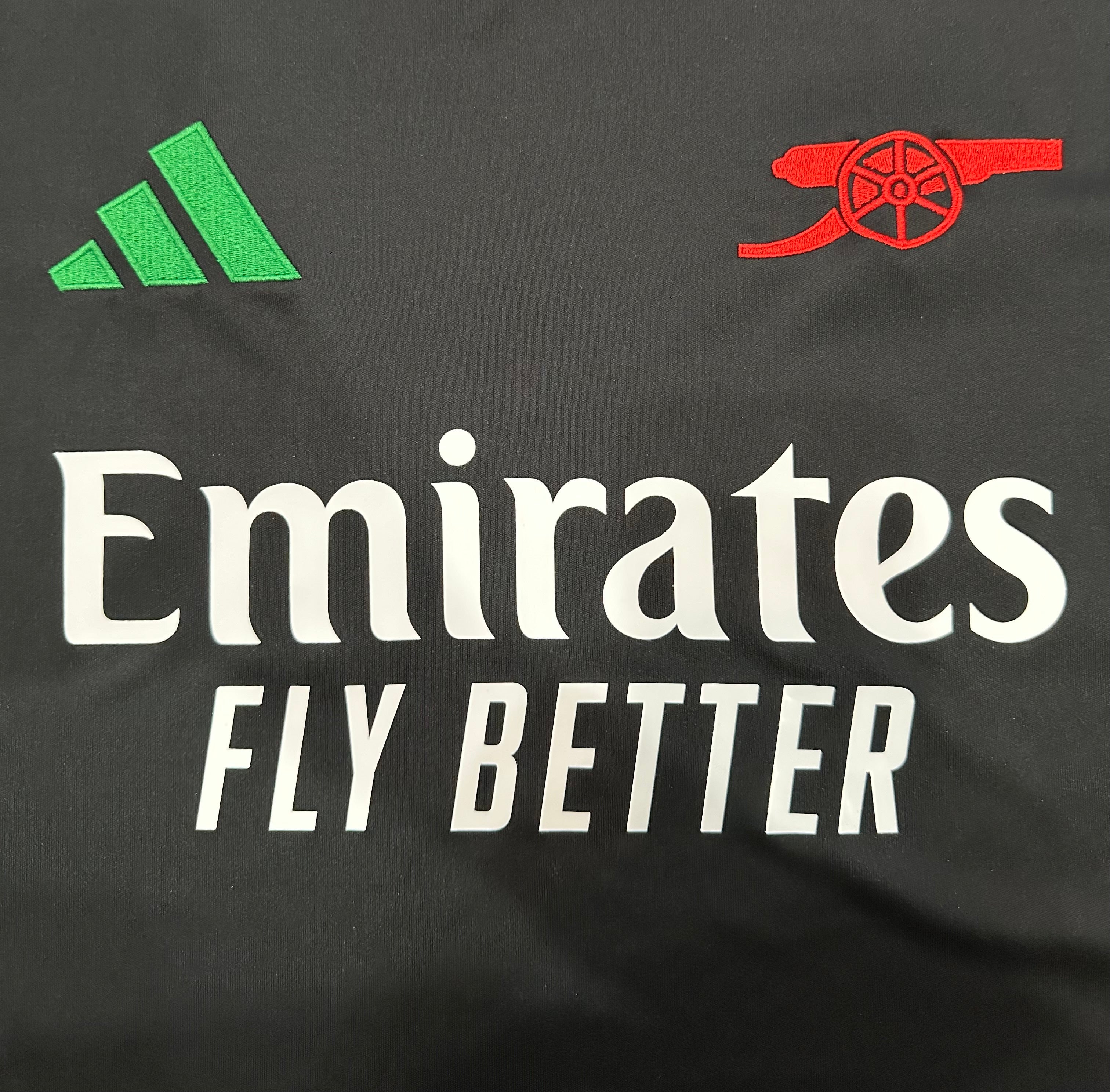 Camiseta Arsenal Segunda Equipación Negra24/25, Fan