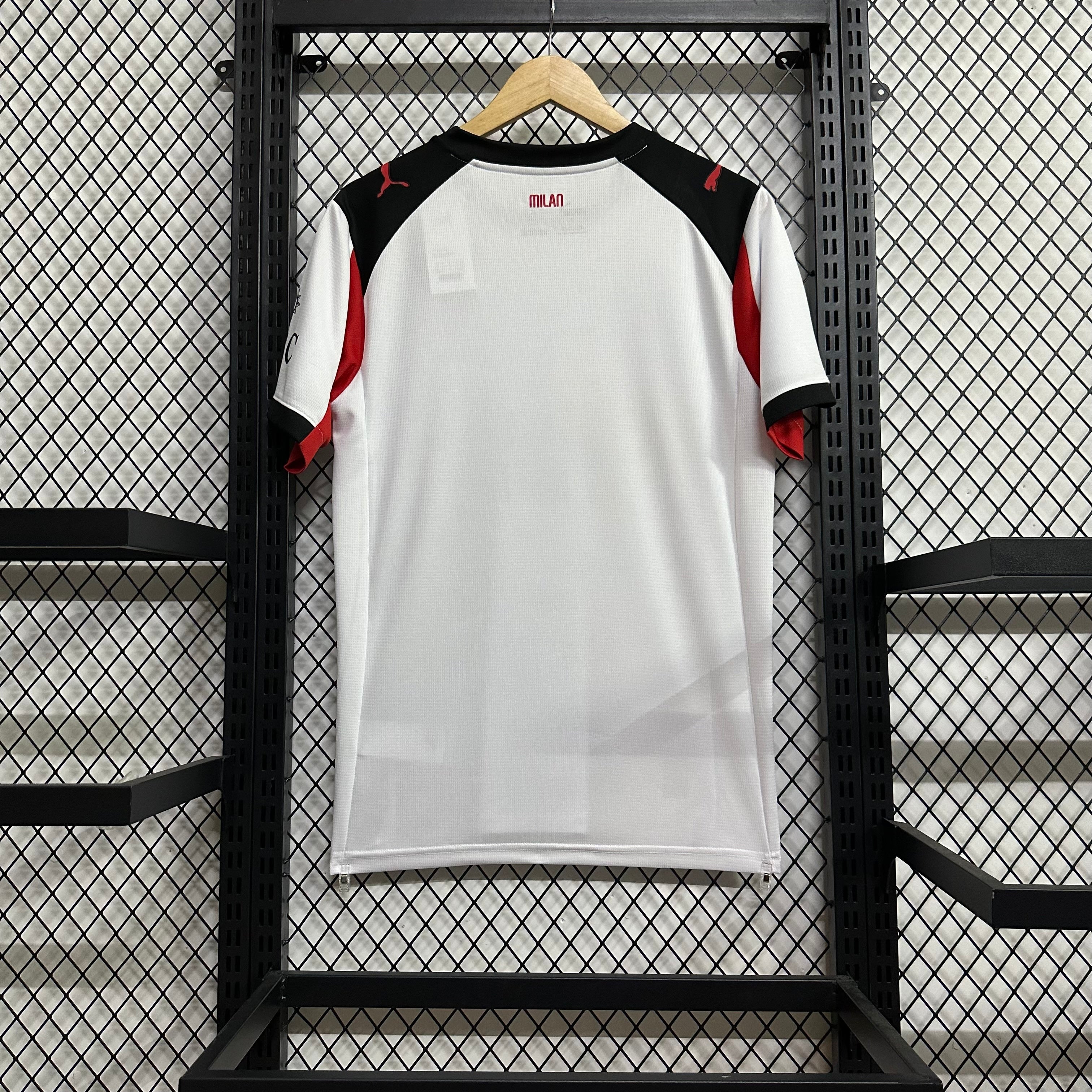 Camiseta AC Milan Segunda Equipación Blanca 25/26, Fan