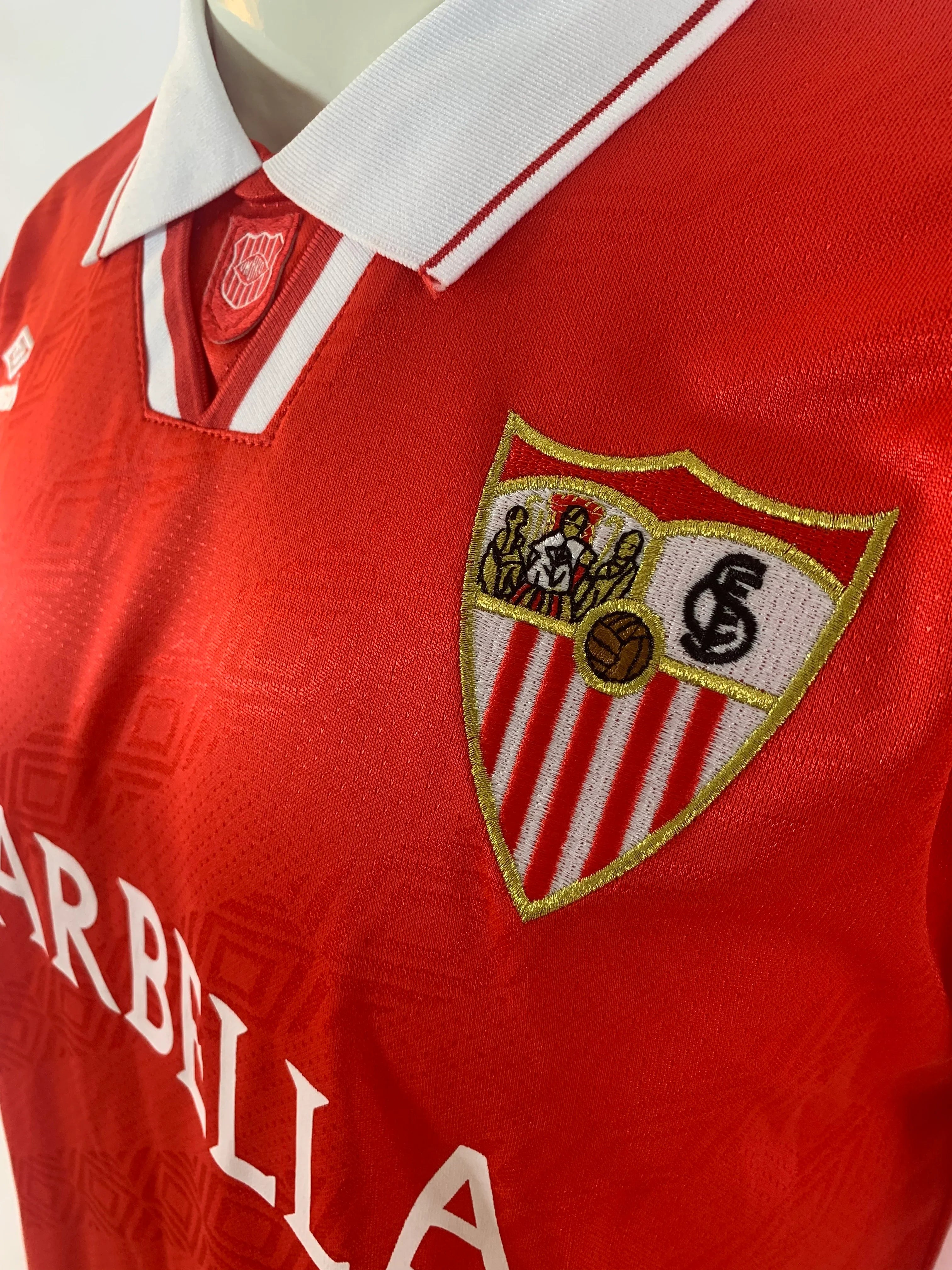Camiseta Sevilla FC Segunda Equipación Retro 95/96