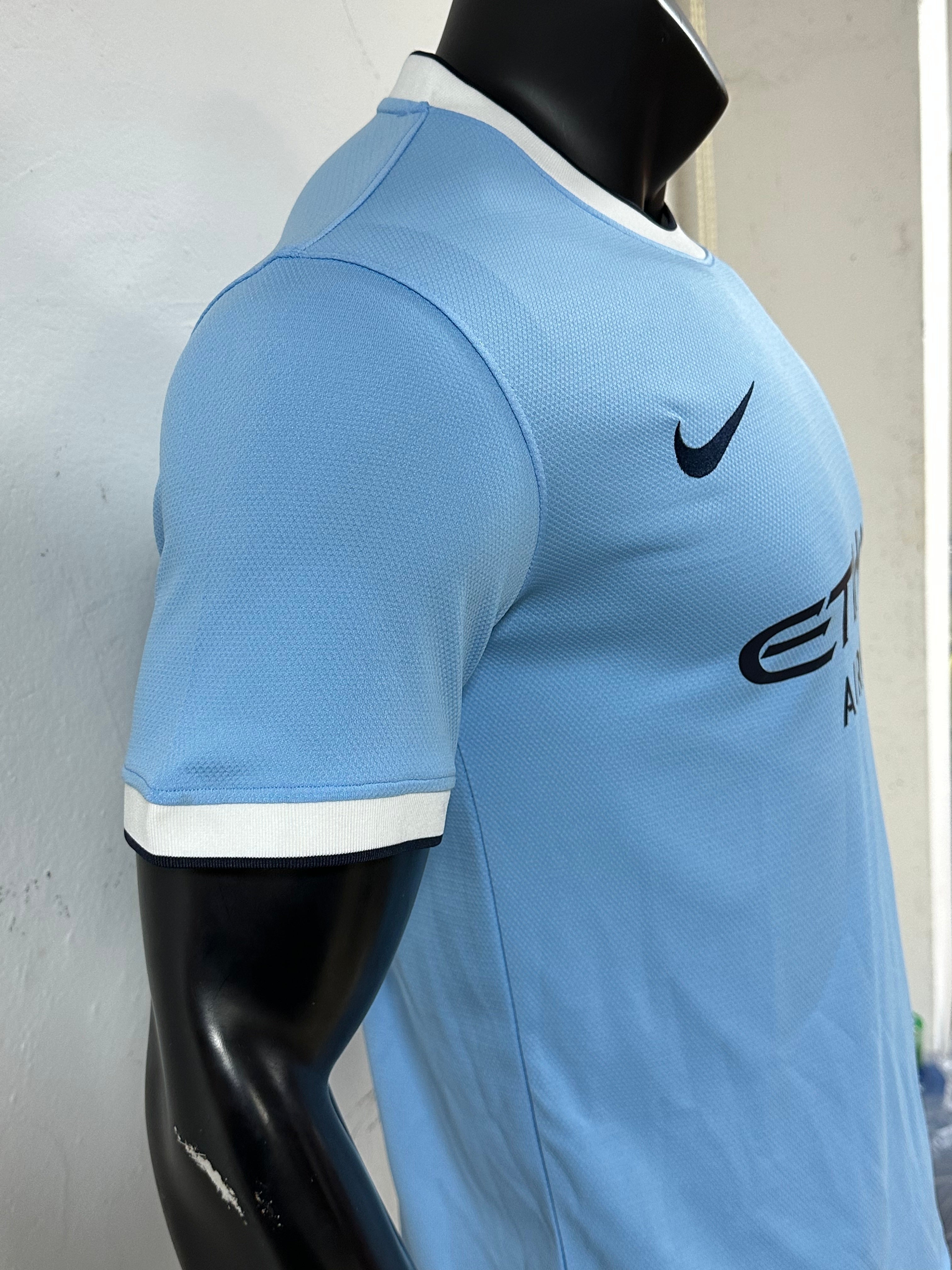 Camiseta Manchester City Primera Equipación Retro 13/14