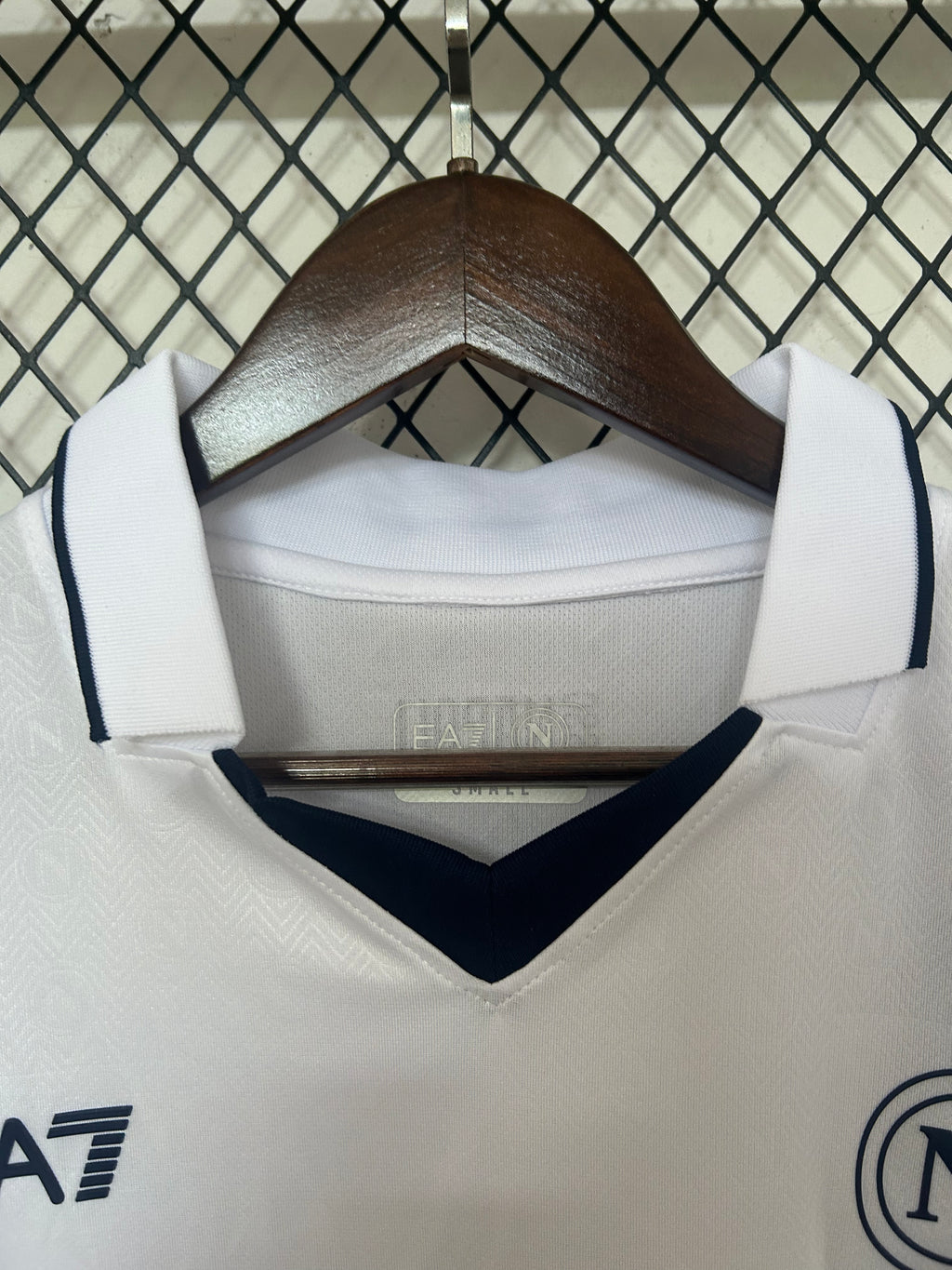 Camiseta Nápoles Segunda Equipación Blanca 25/26, Fan