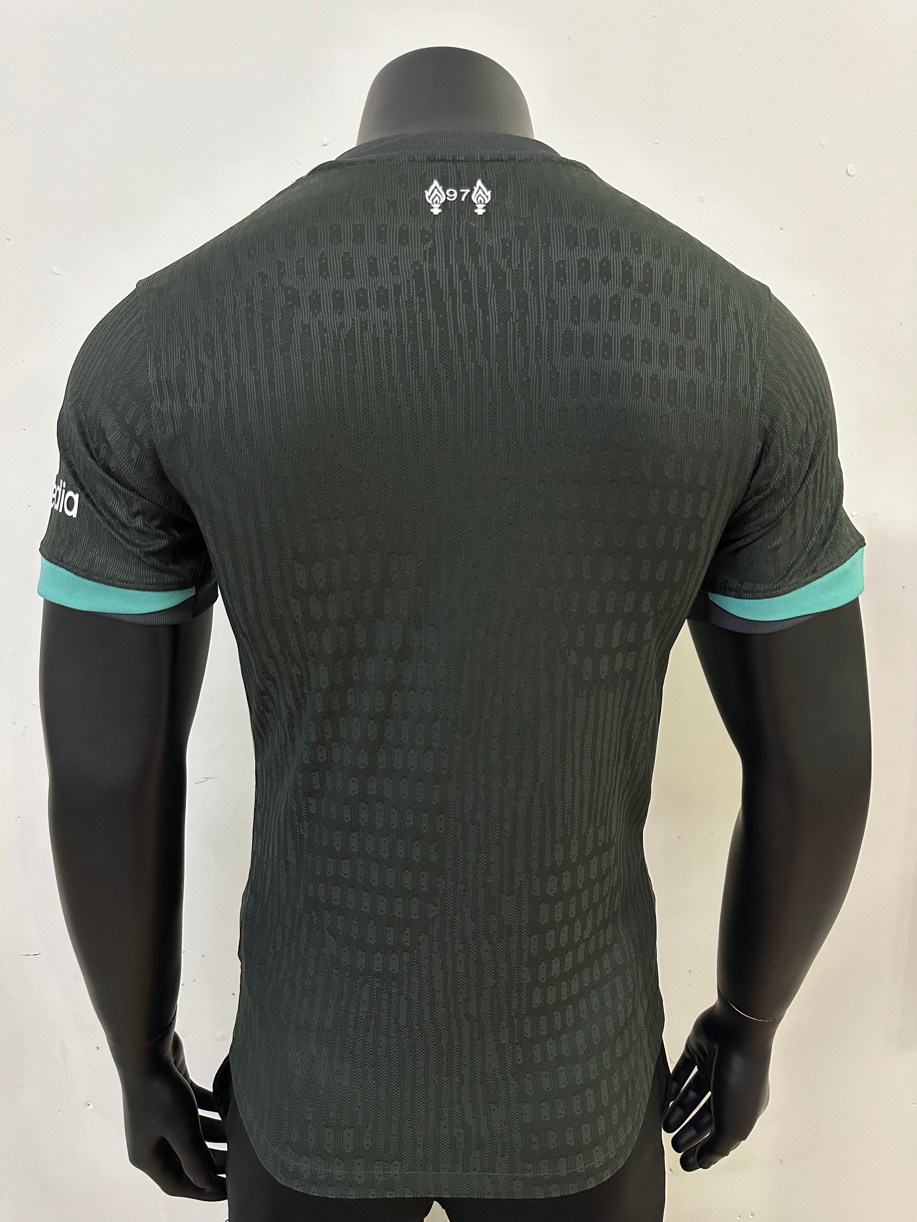 Camiseta Liverpool Negra Segunda Equipación 24/25, Player