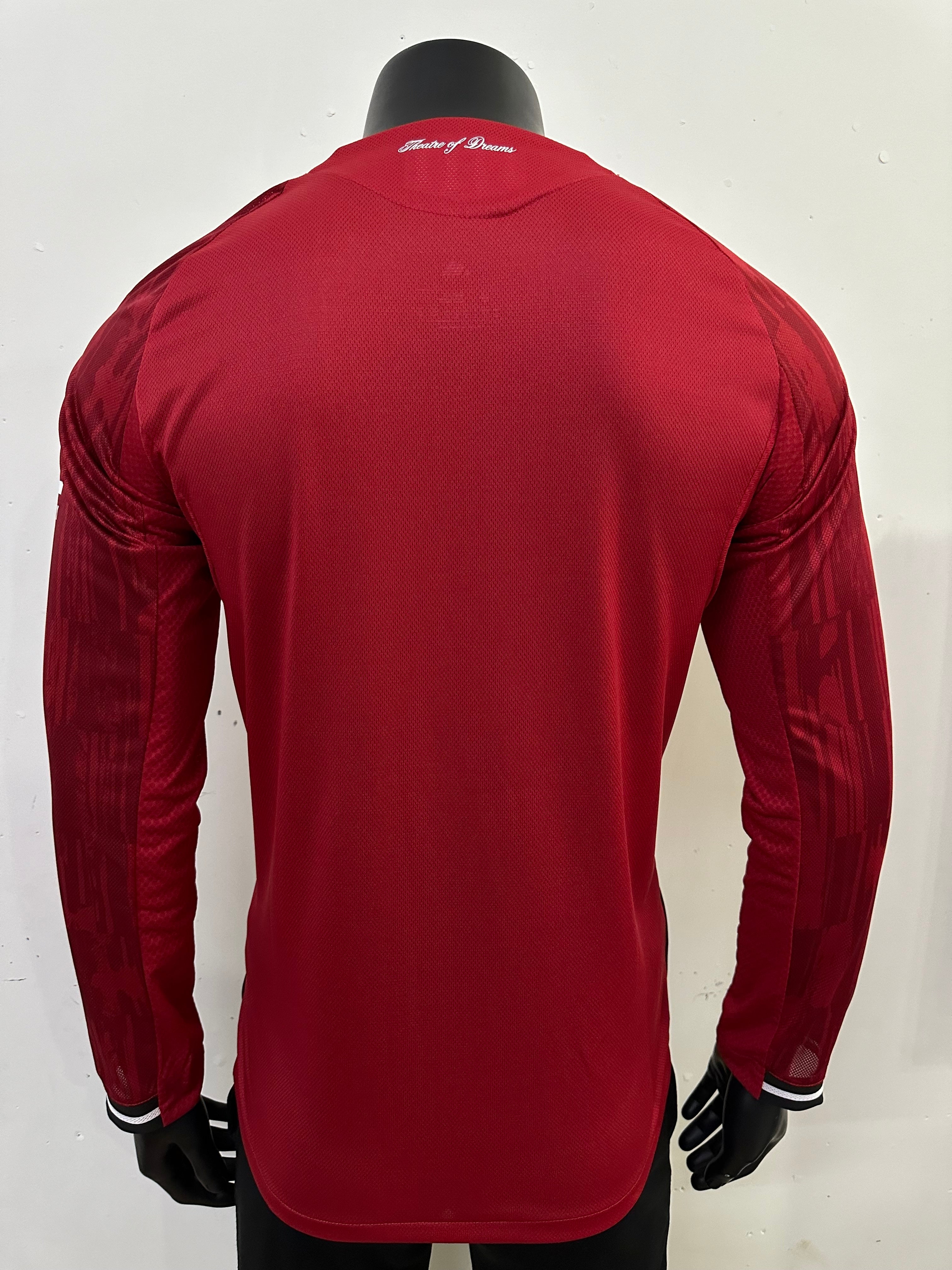 Camiseta Manchester United Pimera Equipación 25/26, Player manga larga