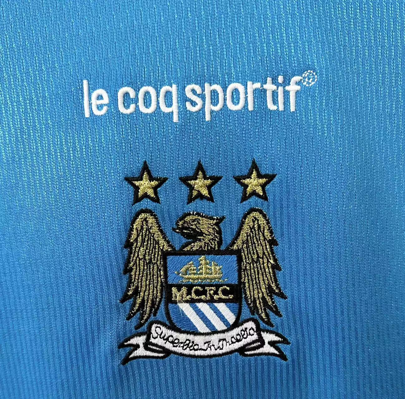 Camiseta Manchester City Primera Equipación Retro 99/00