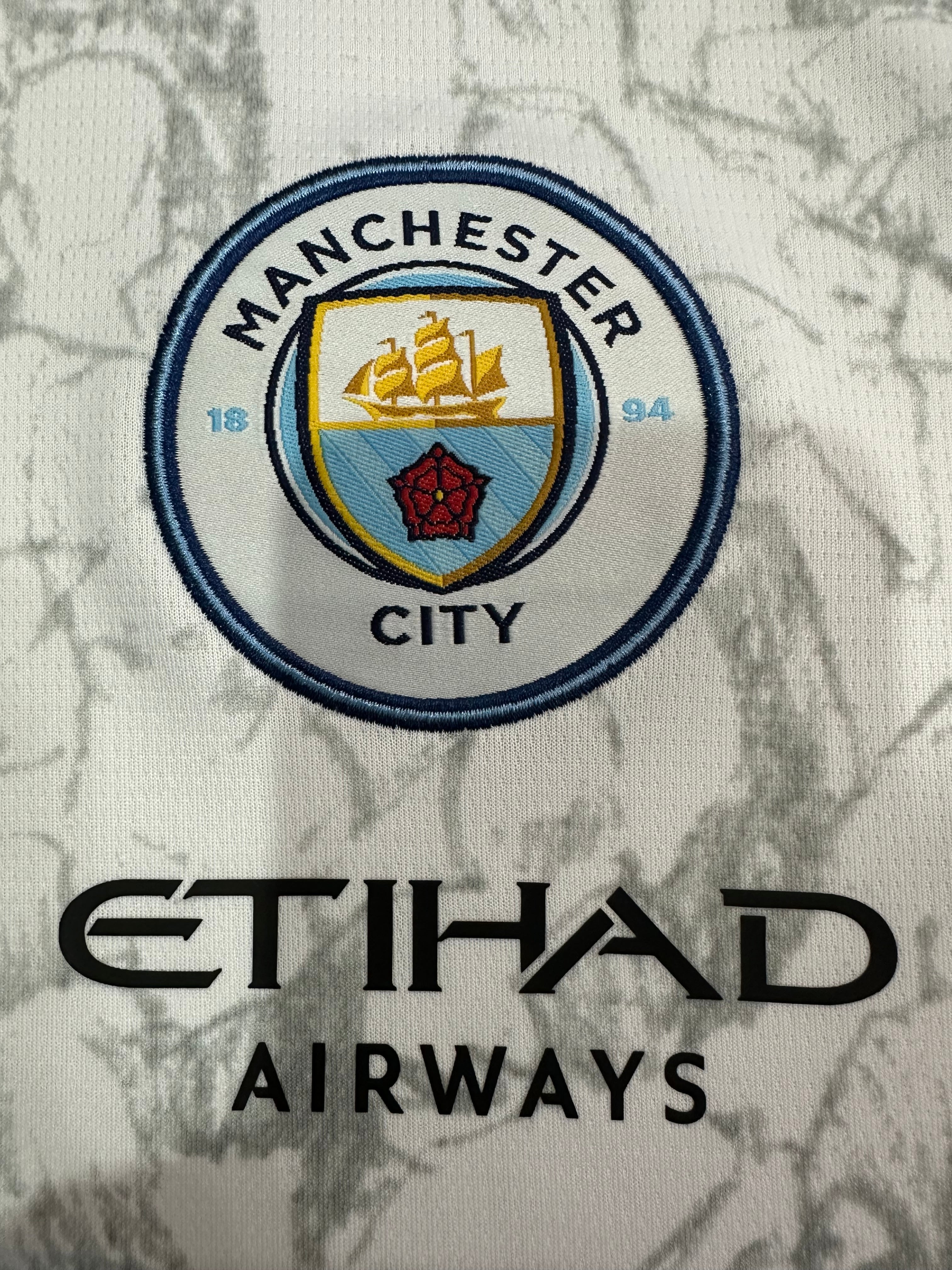 Camiseta Manchester City Blanca, 25/26 KidSuper