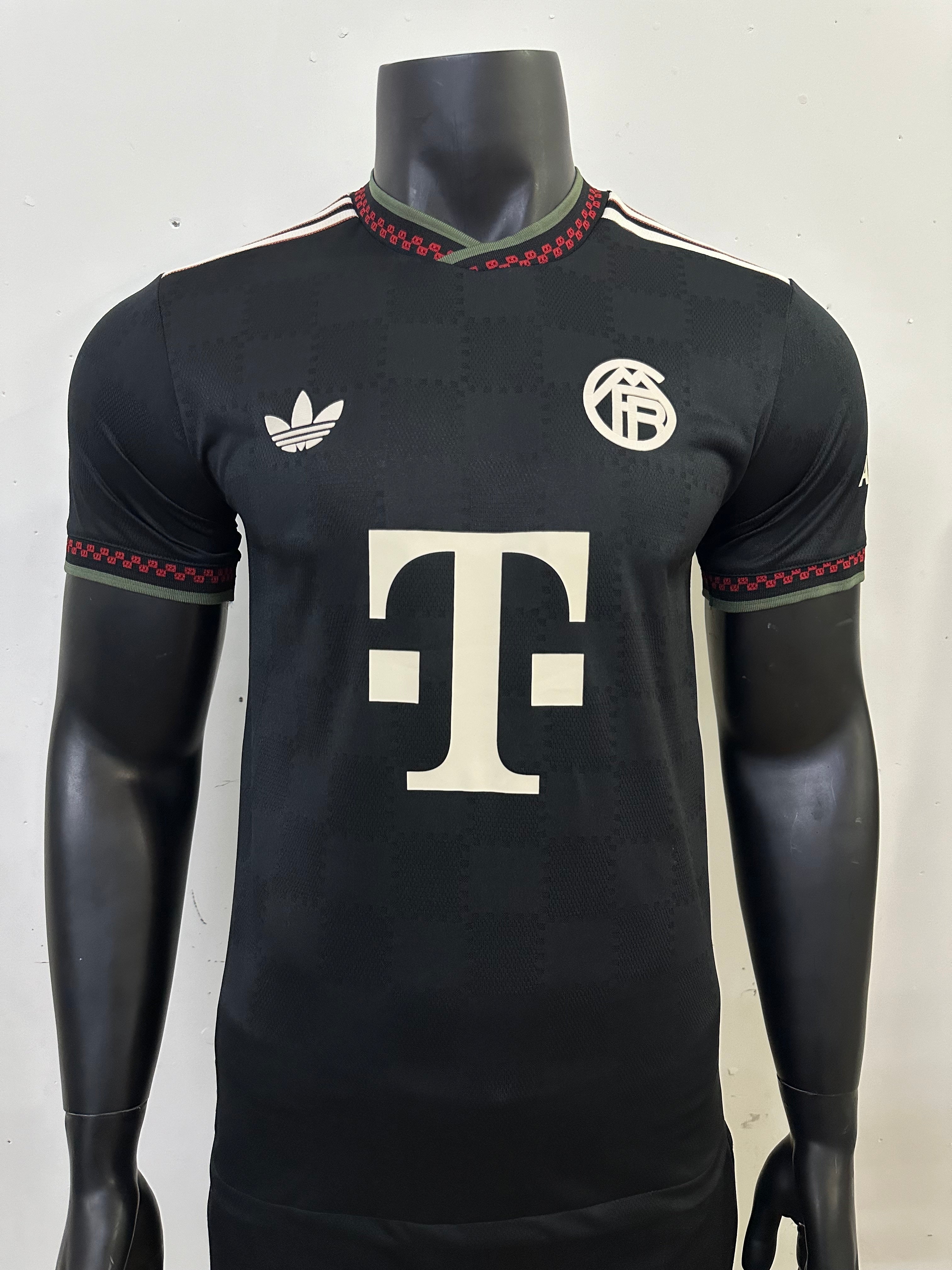 camiseta negra bayer de munich tercera equipacion 25-26