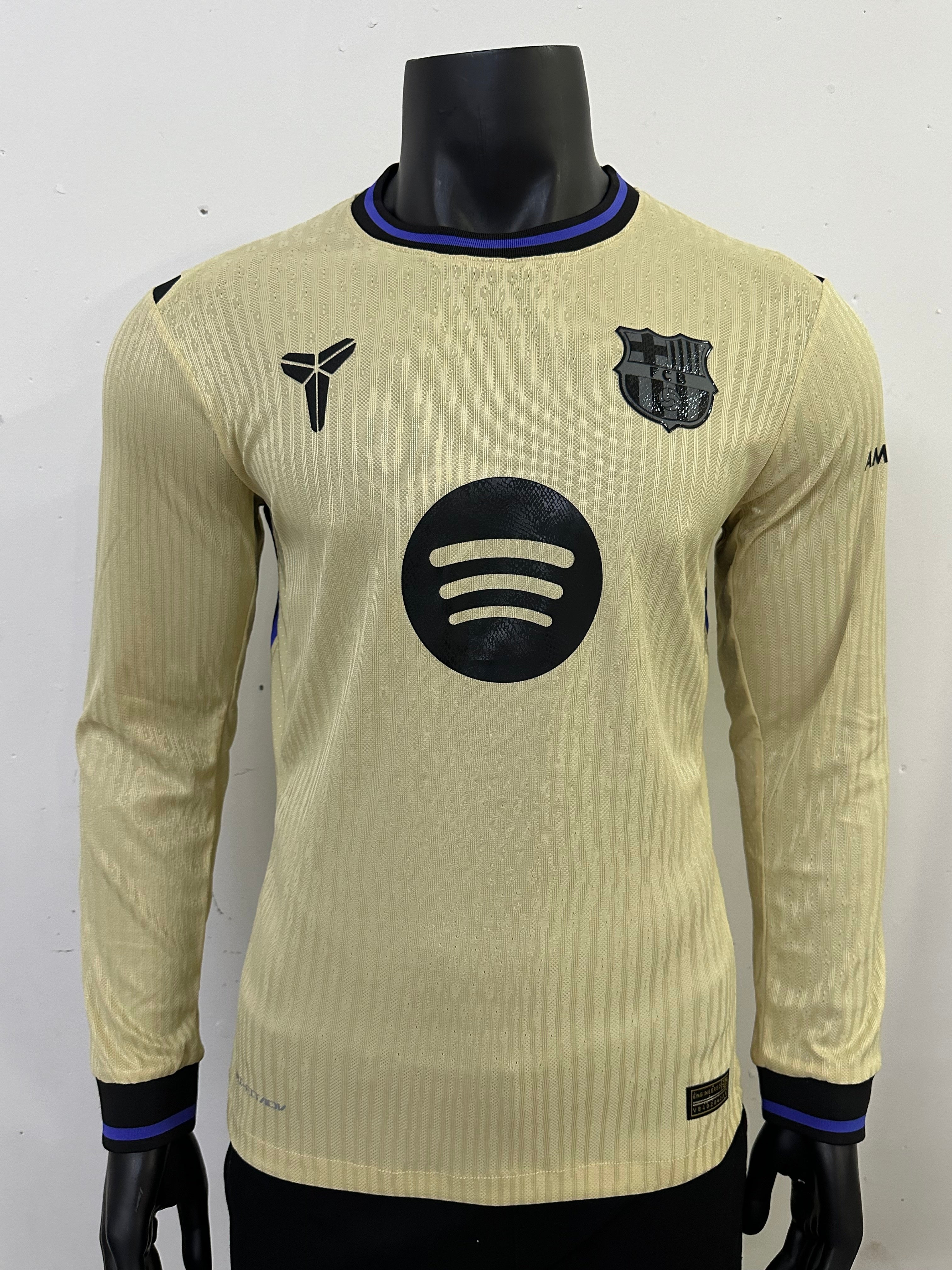 segunda equipación manga larga del barcelona 2025-26