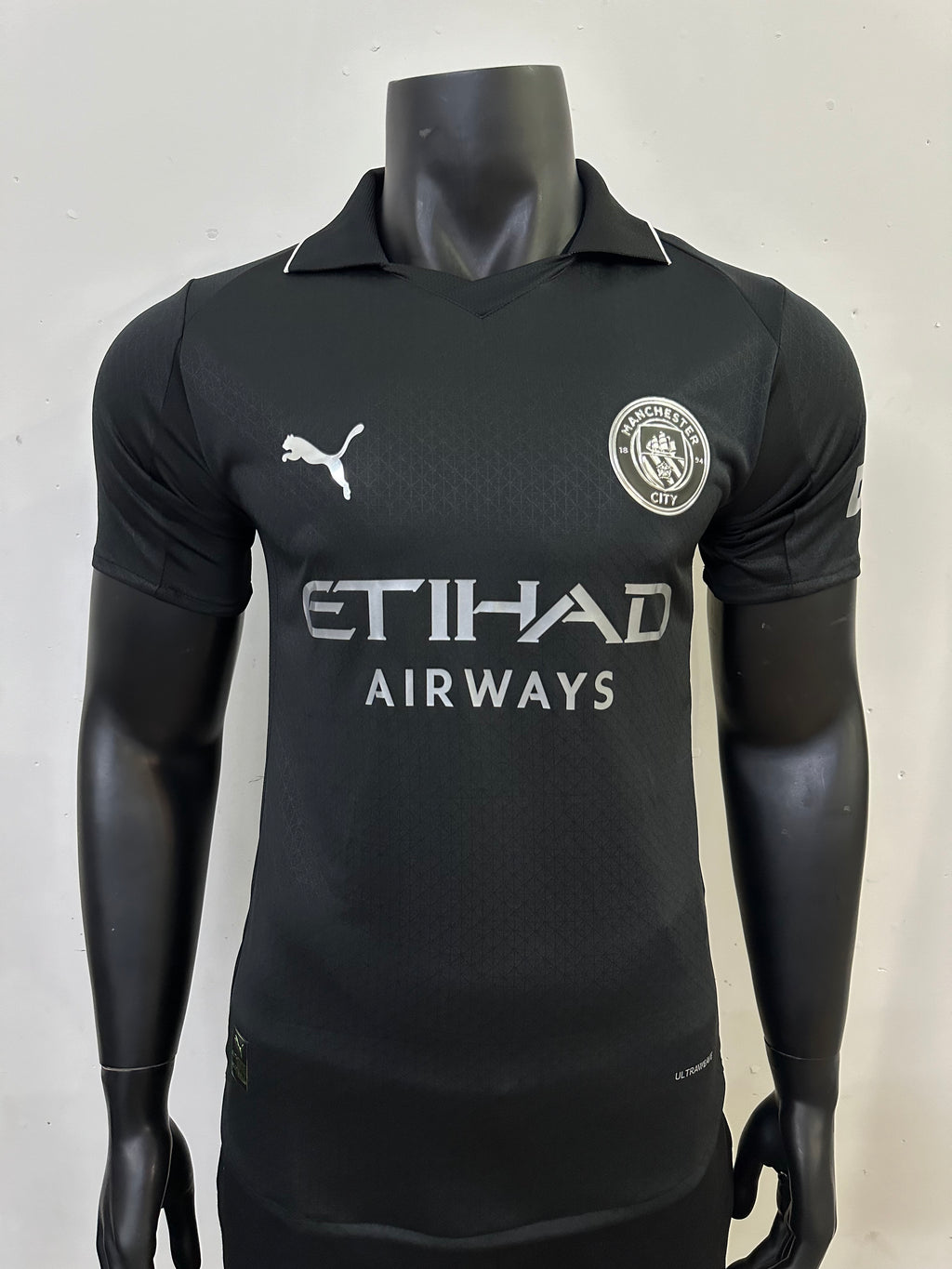 manchester city segunda equipacion negra 25-26