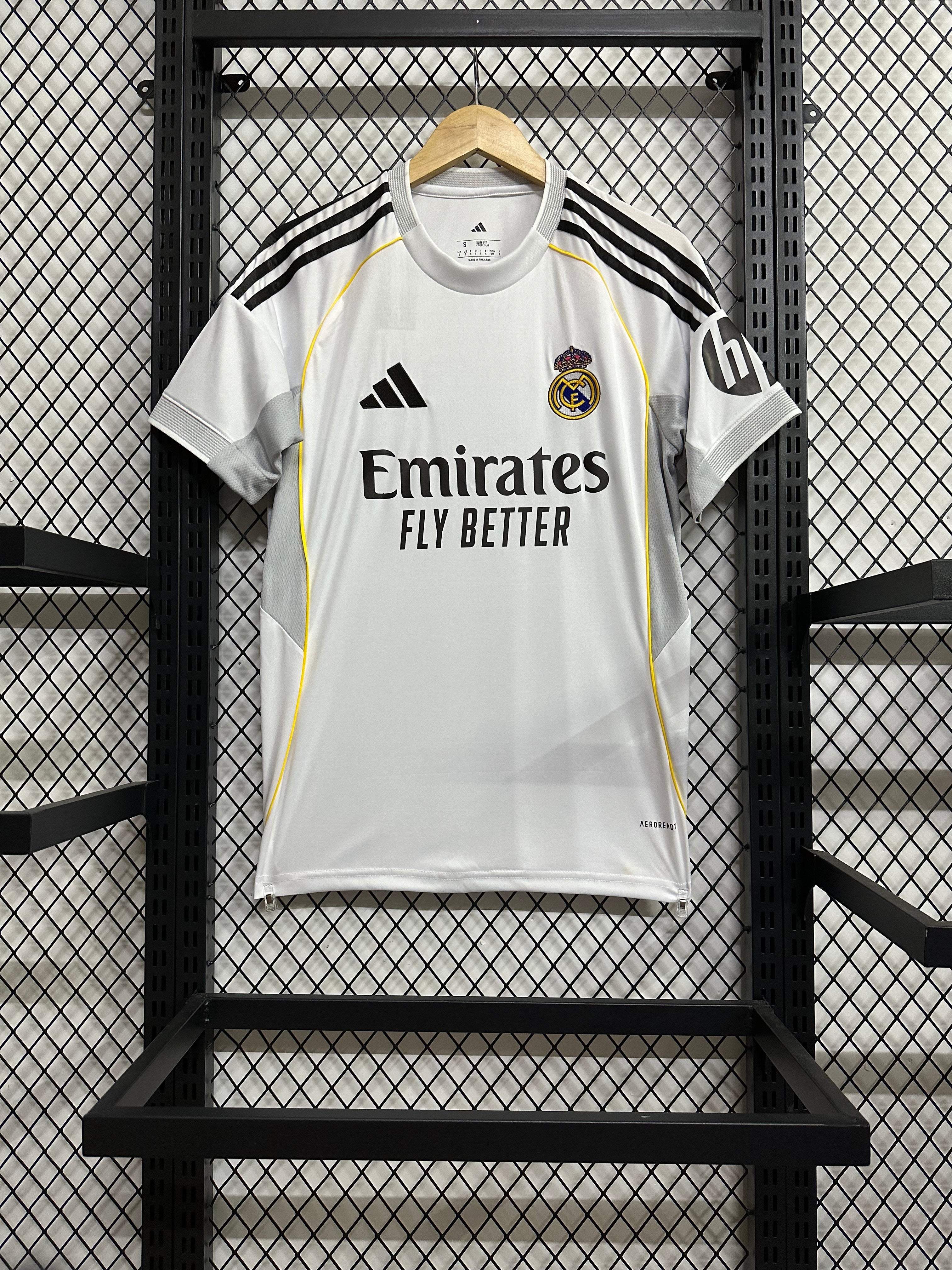 camisteta blanca real madrid 1ª equipacion 25-26