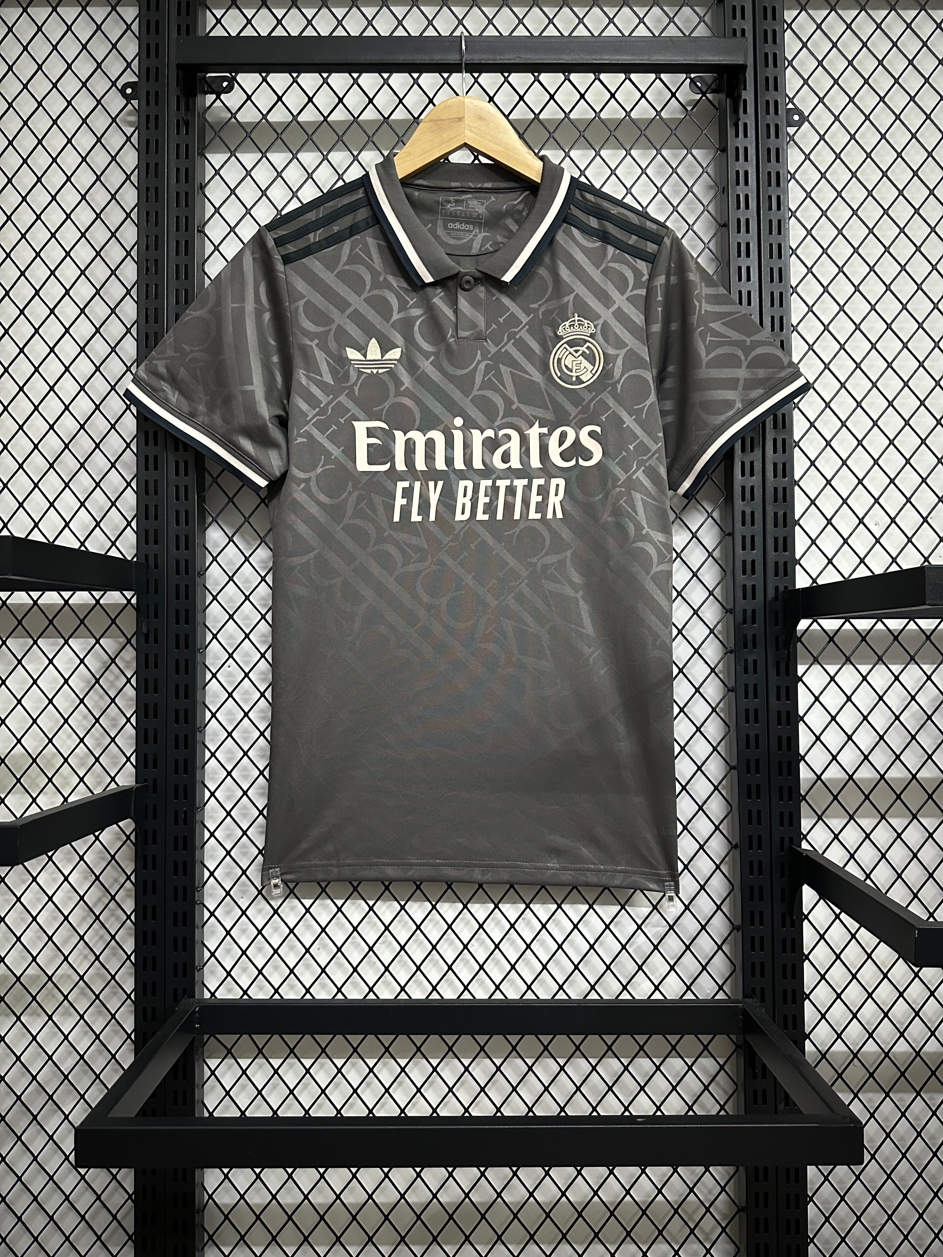 camiseta real madrid 3ª equipacion 24-25 gris