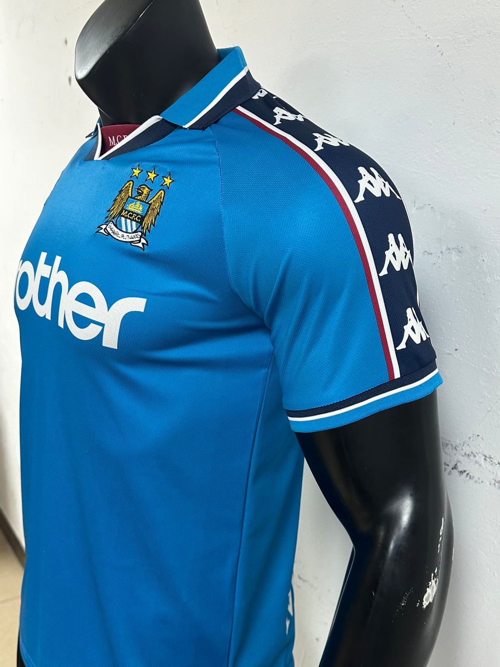 Camiseta Manchester City Primera Equipación Retro 97/98