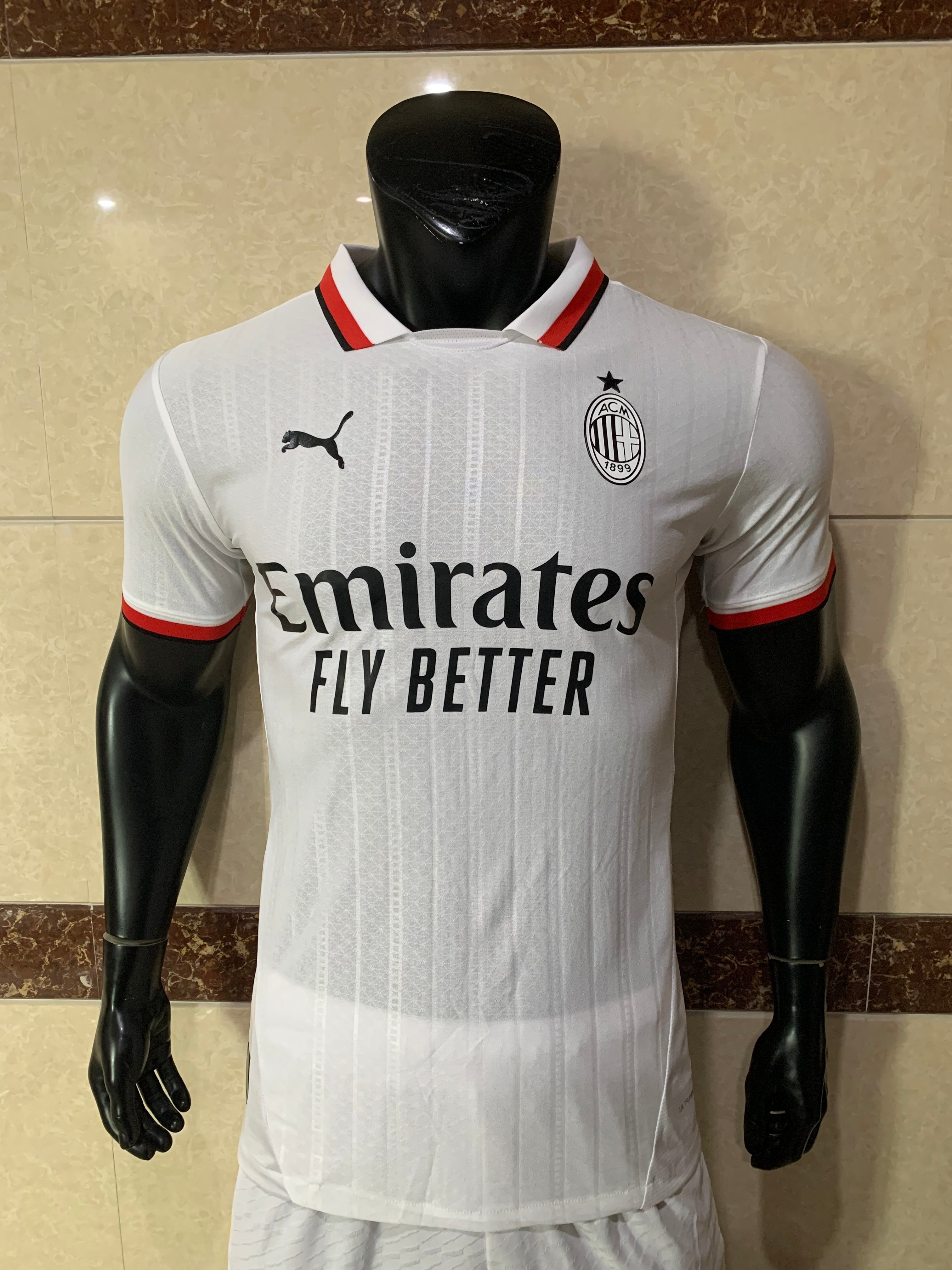 segunda equipacion ac milan blanca 24-25