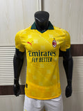 Camiseta AC Milan Tercera Equipación 25/26 amarilla