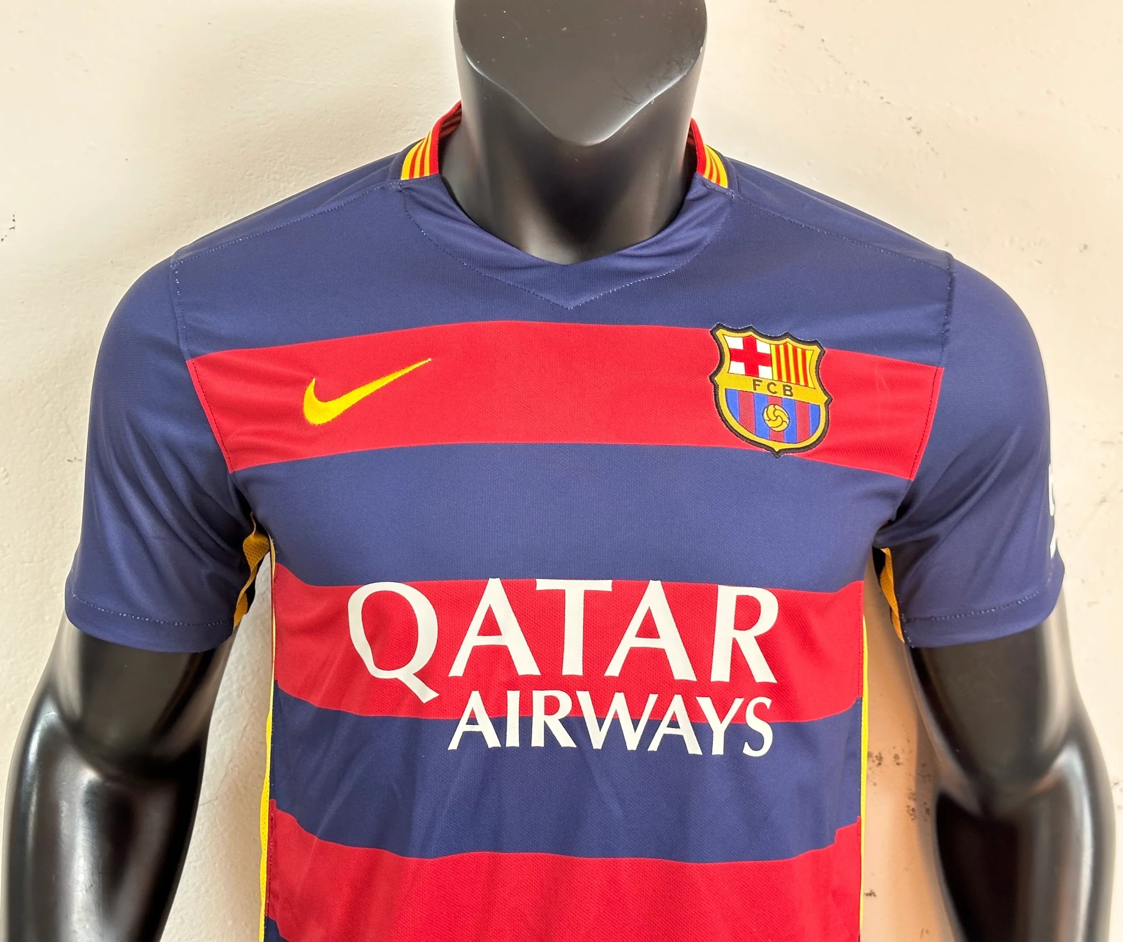 Camiseta FC Barcelona Primera Equipación Retro 2015