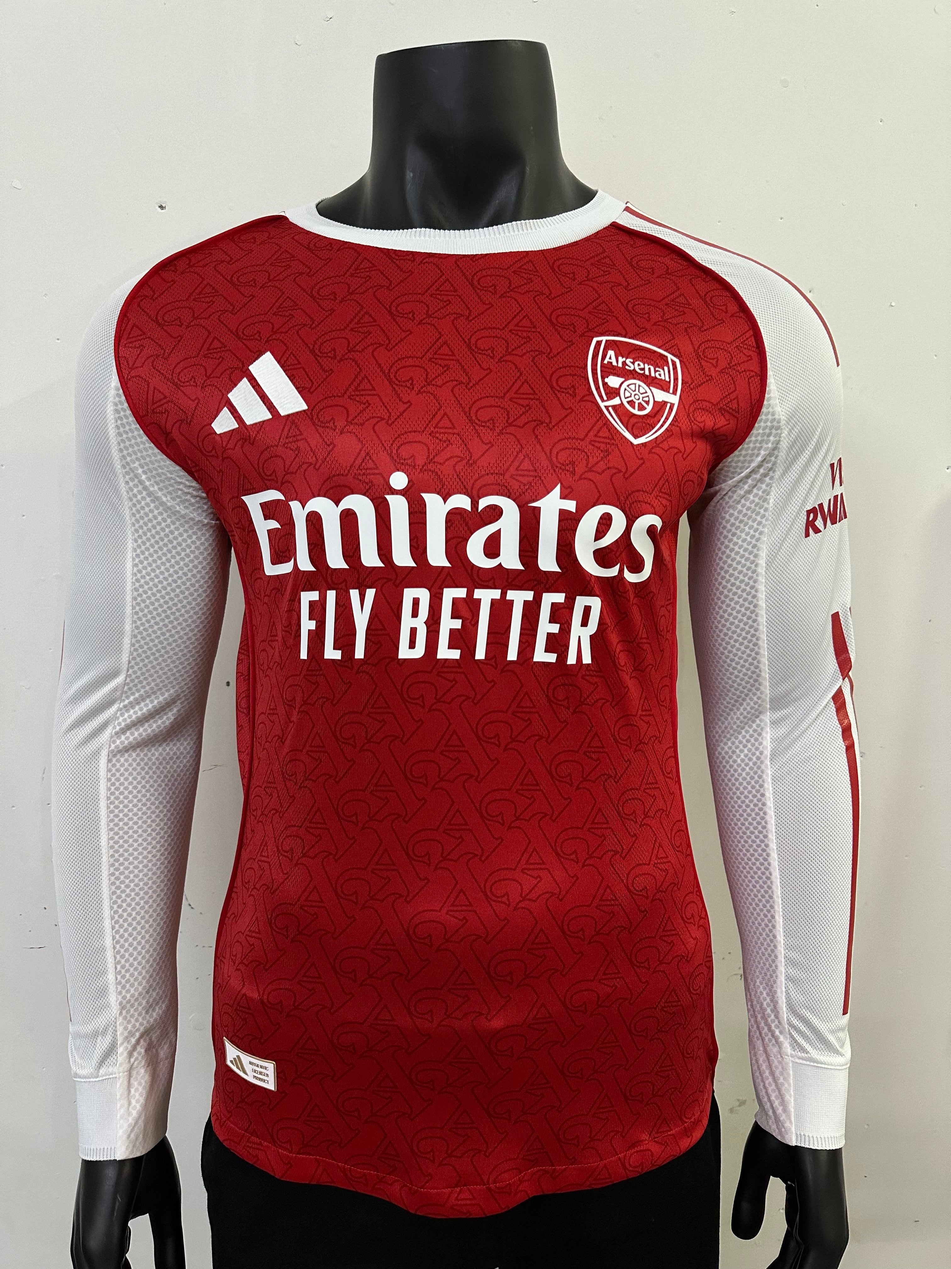 camiseta manga larga arsenal 1ª equipacion 