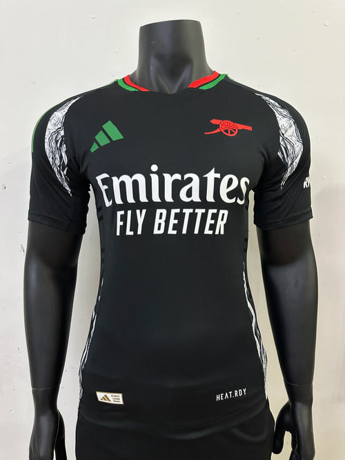 camiseta negra arsenal segunda equipacion 24-25