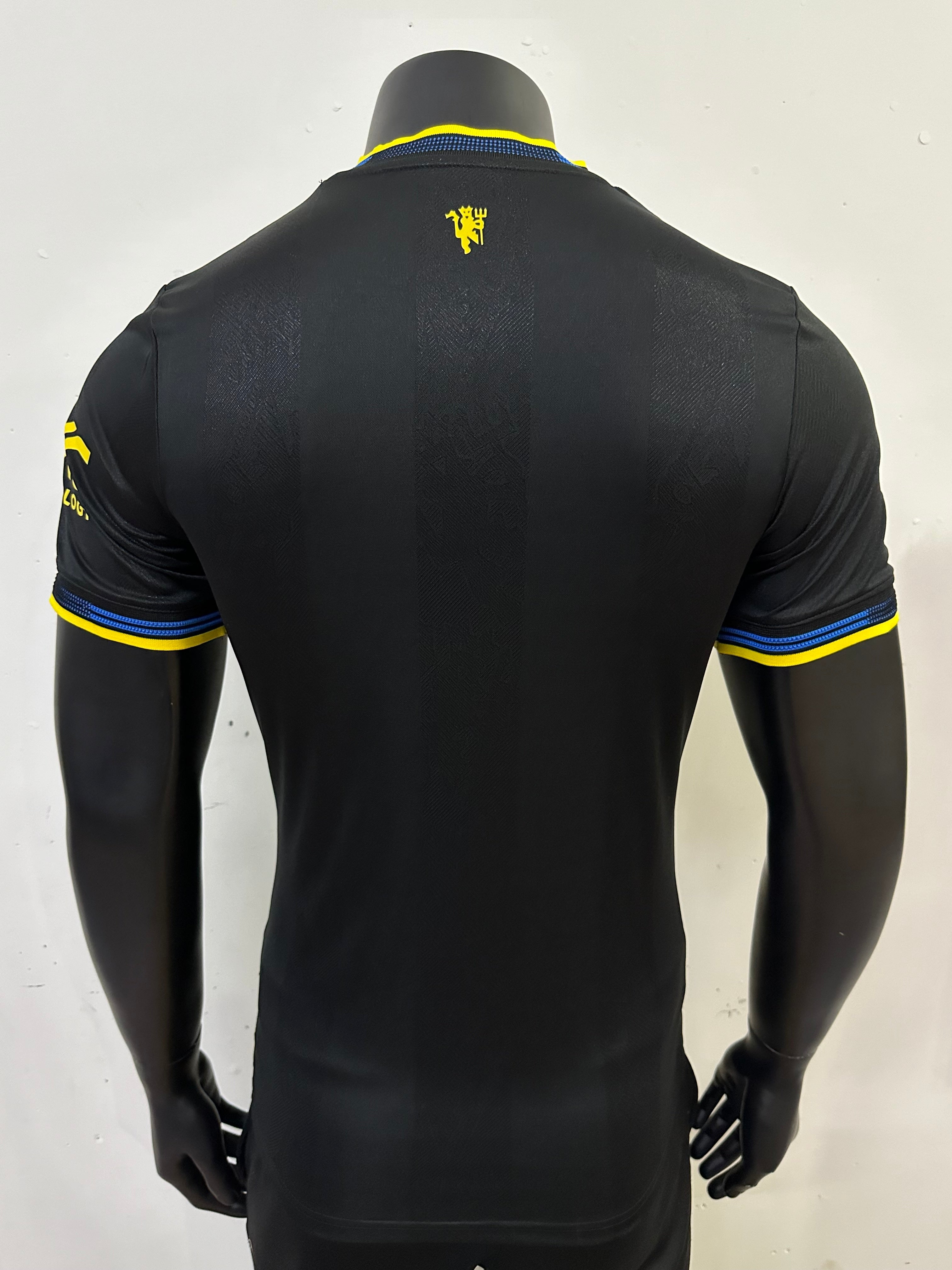 Camiseta Manchester United Tercera Equipación Negra 25/26, Player