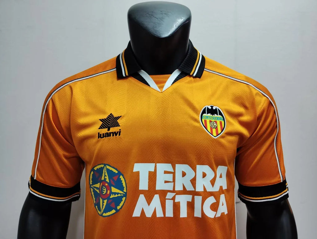Camiseta Valencia FC Segunda Equipación Retro 99/00