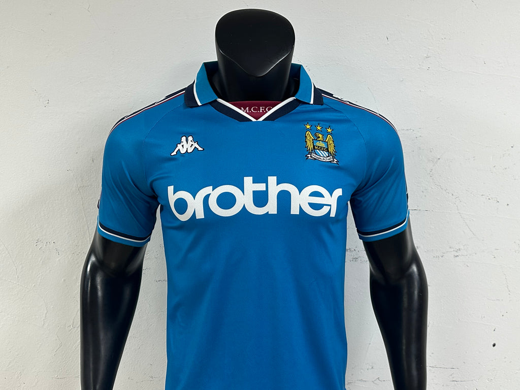 Camiseta Manchester City Primera Equipación Retro97/98