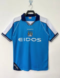 Camiseta Manchester City Primera Equipación Retro 99/00