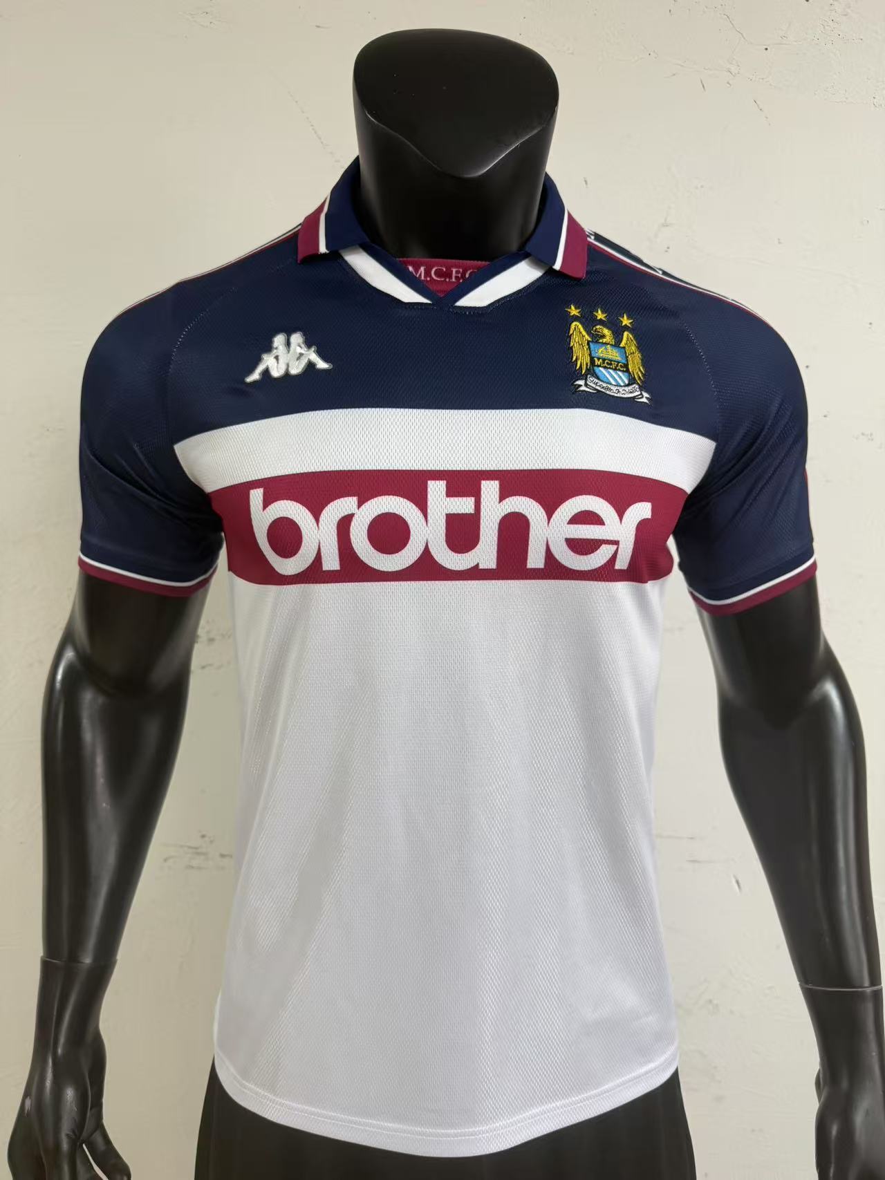 Camiseta Manchester City Segunda Equipación Retro 97/98