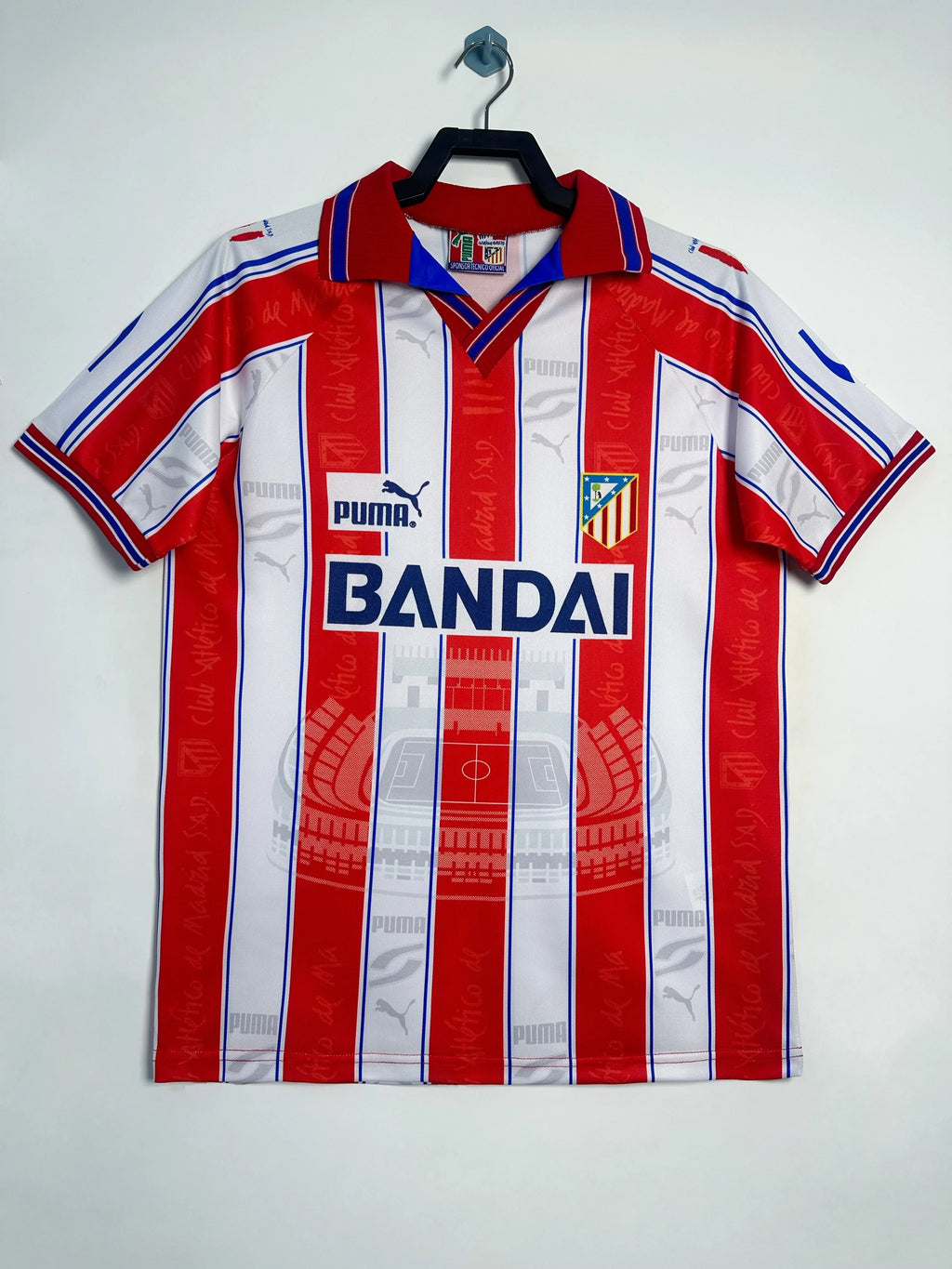 camiseta atlético de madrid retro