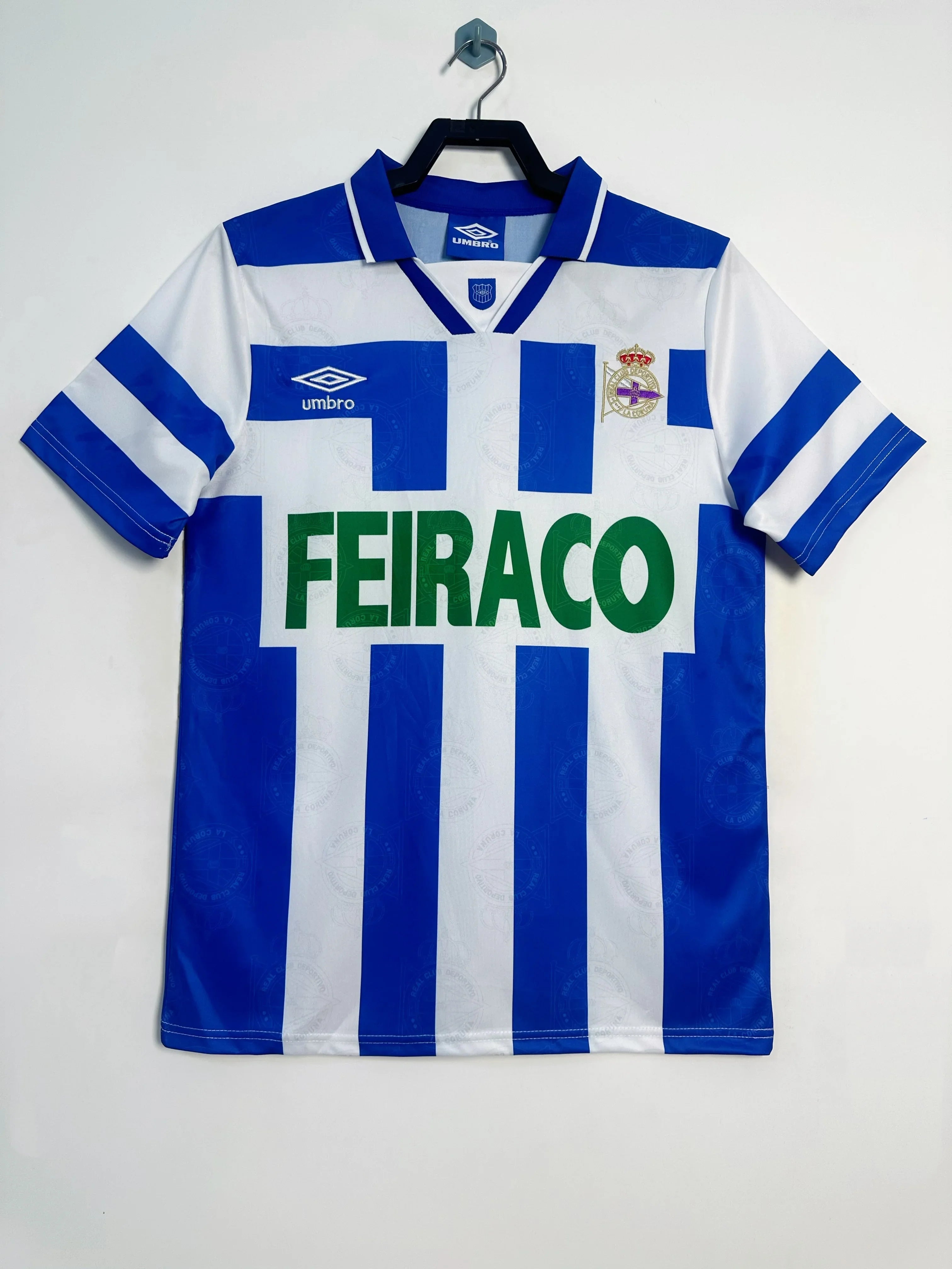 Camiseta Deportivo de la Coruña Primera Equipación Retro 94/95