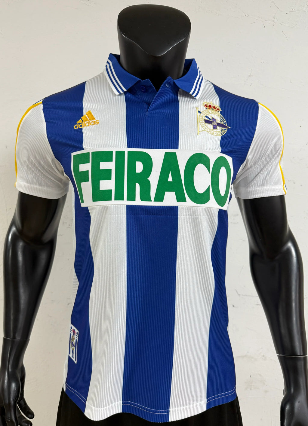 Camiseta Deportivo de la Coruña Primera Equipación Retro 99/00