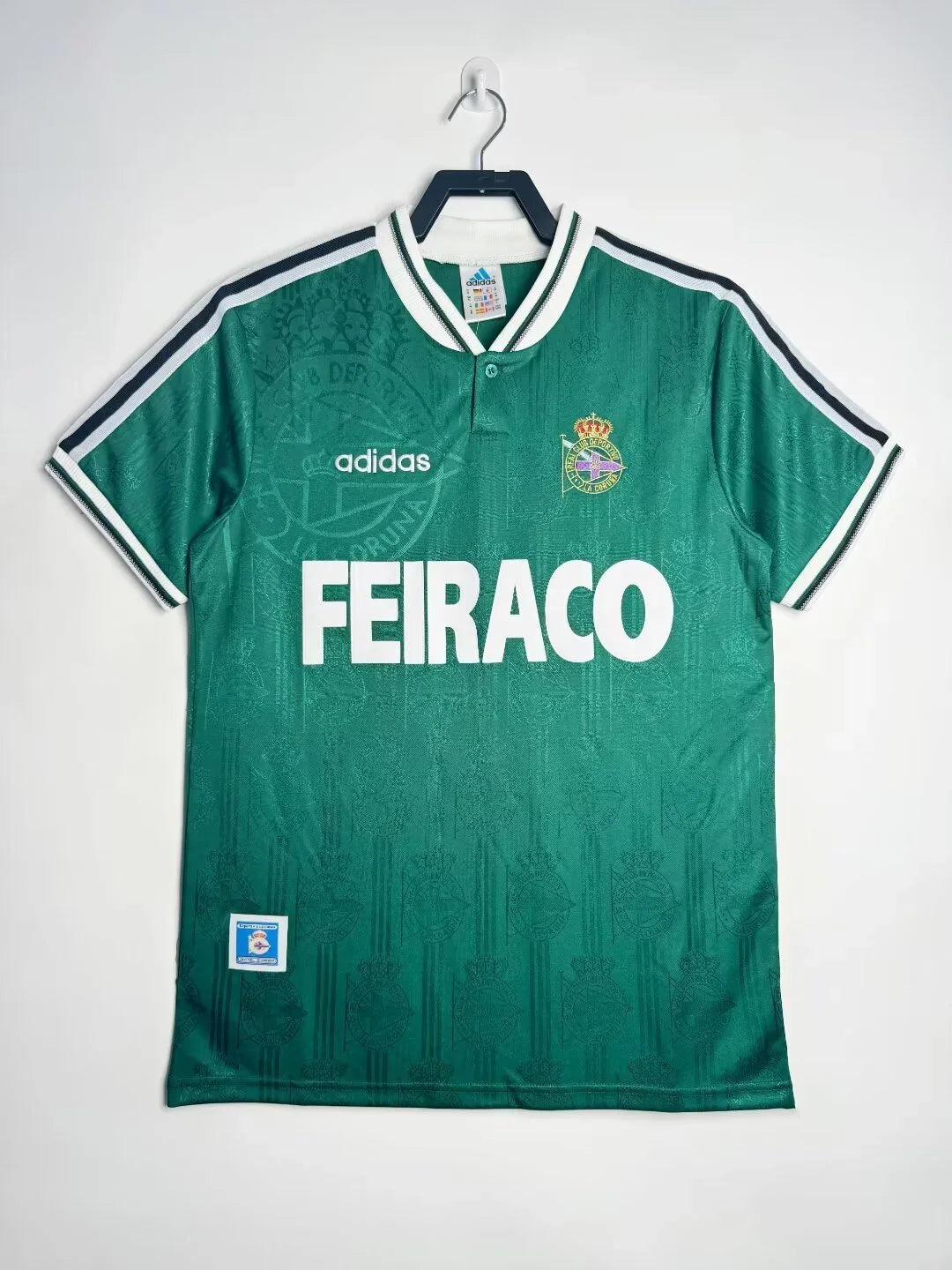 Camiseta Deportivo de la Coruña Segunda Equipación Retro visitante verde