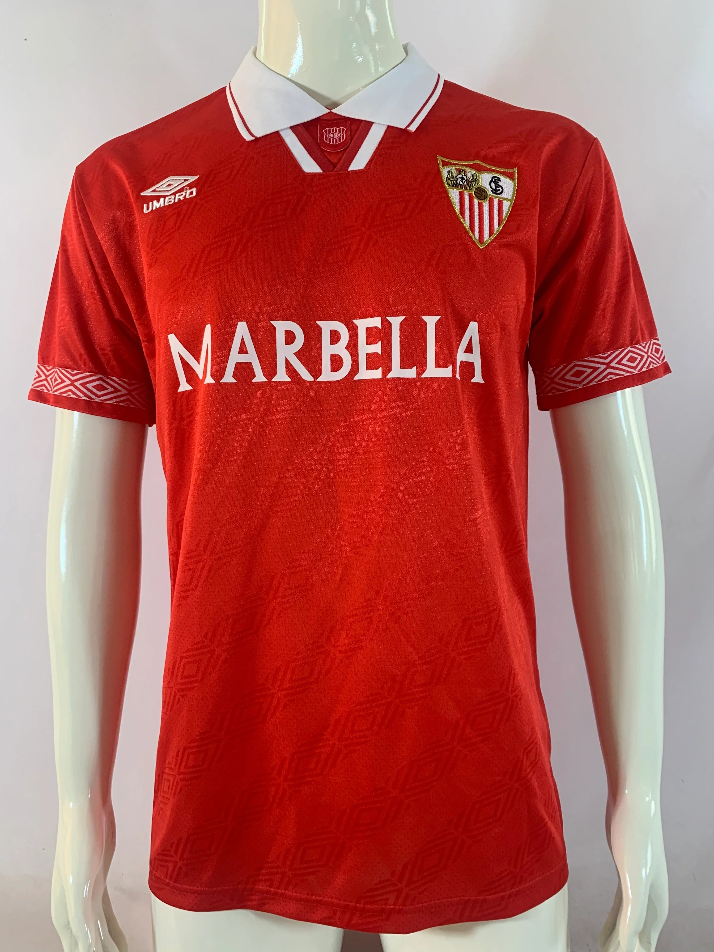 Camiseta Sevilla FC Segunda Equipación Retro 95/96