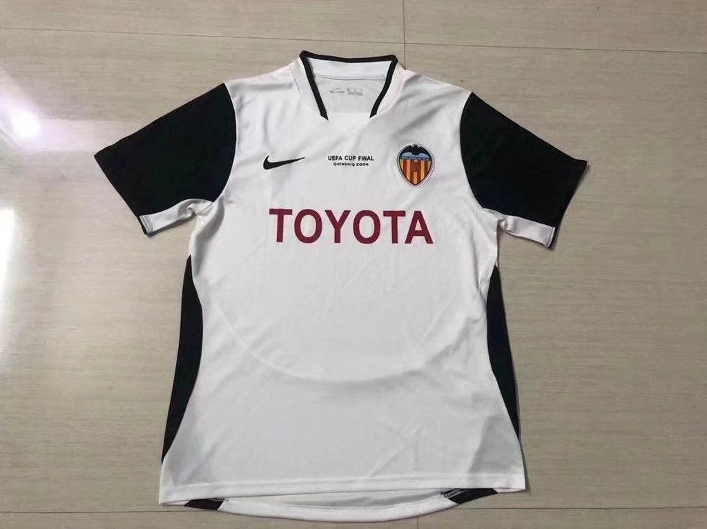 Camiseta Valencia FC Segunda Equipación Retro 03/04