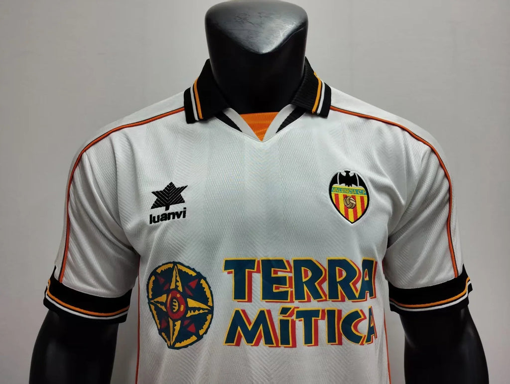 Camiseta Valencia FC Primera Equipación Retro 99/00