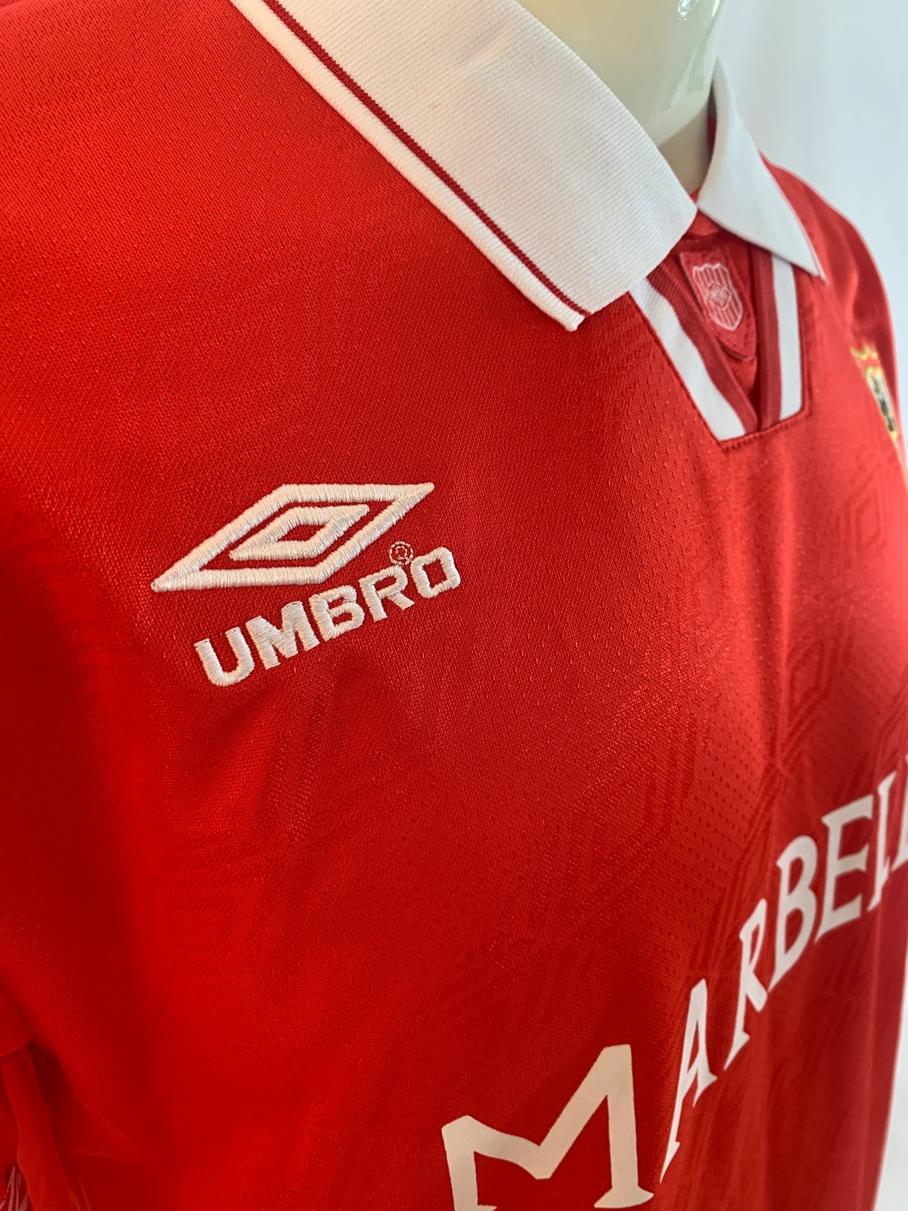 Camiseta Sevilla FC Segunda Equipación Retro 95/96