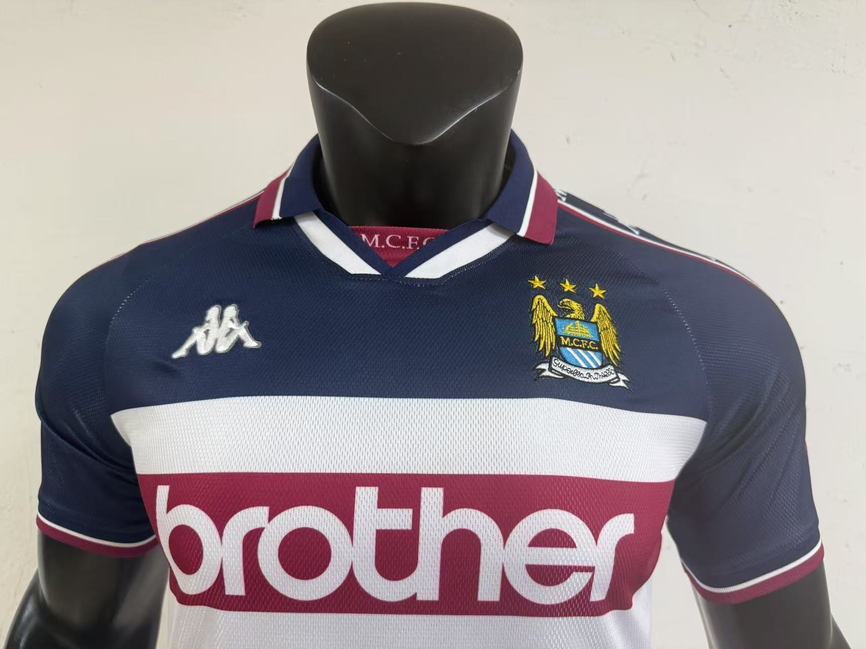 Camiseta Manchester City Segunda Equipación Retro 97/98