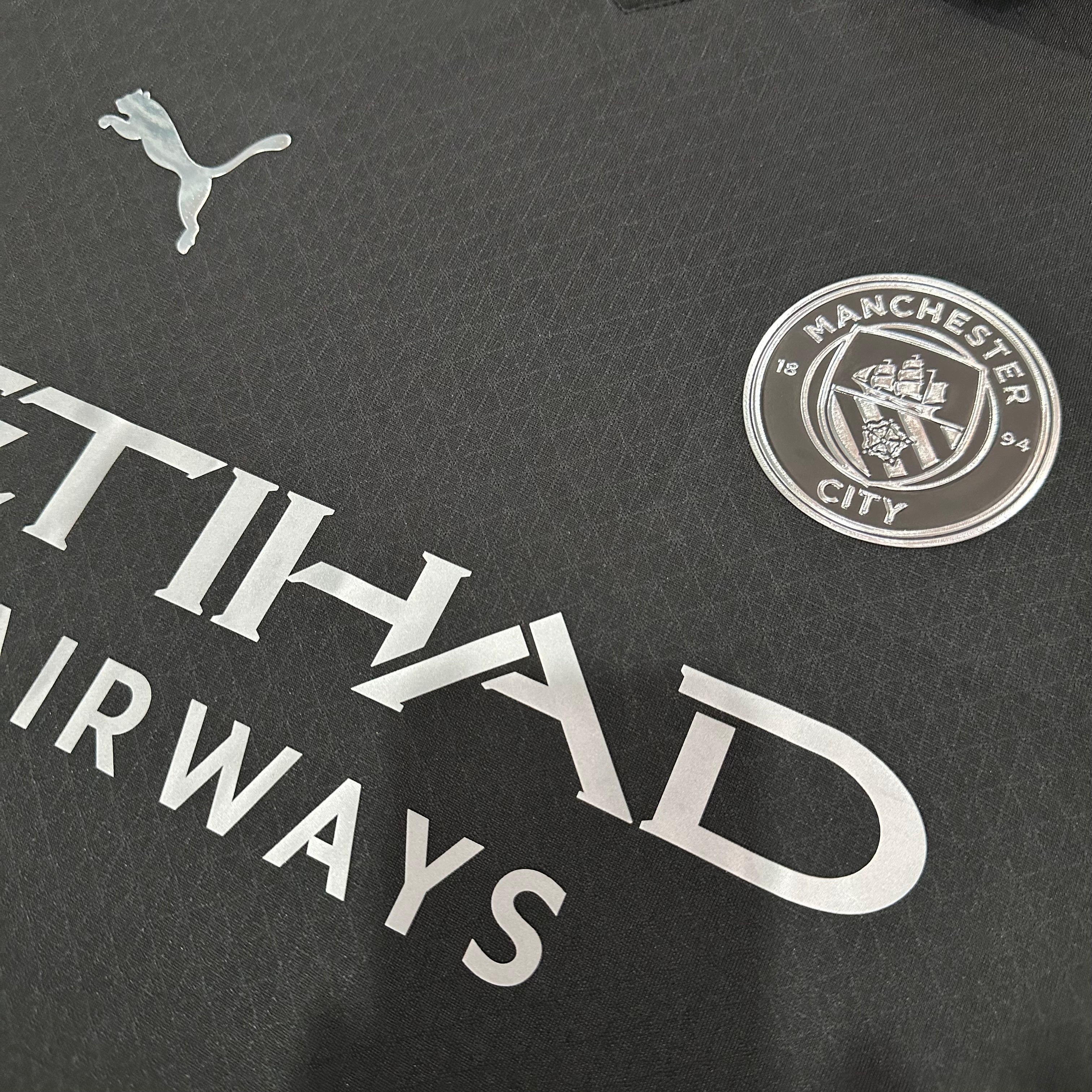 Camiseta Manchester City Segunda Equipación 25/26, Player manga larga