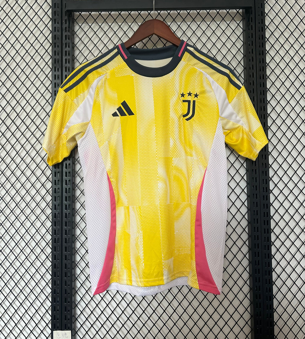 segunda equipacion juventus 24-25 camiseta amarilla