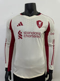 camiseta blanca manga larga liverpool 25-26