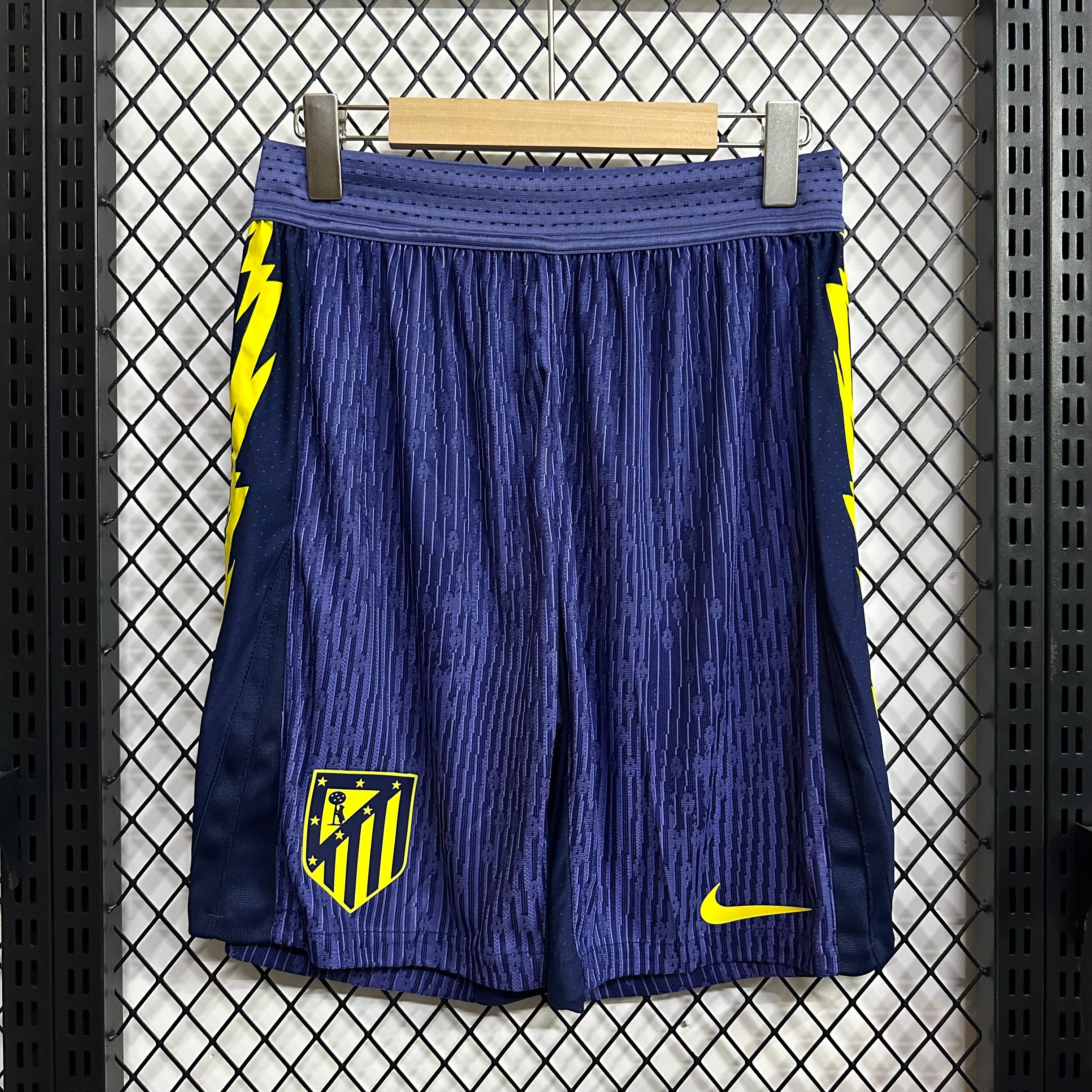 pantaloneta del atletico de madrid segunda azul equipacion 25-26