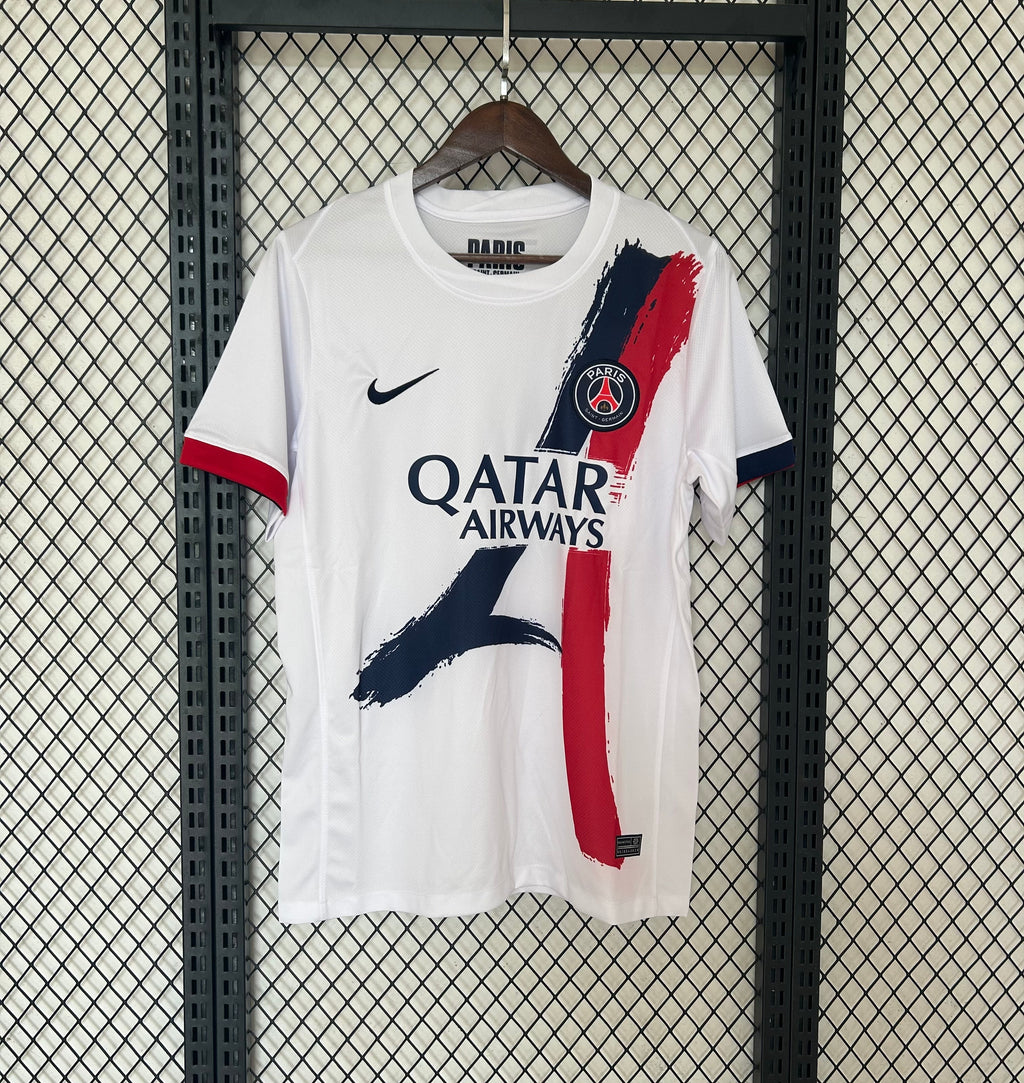 camiseta blanca psg 25-26 segunda equipacion paris saint germain