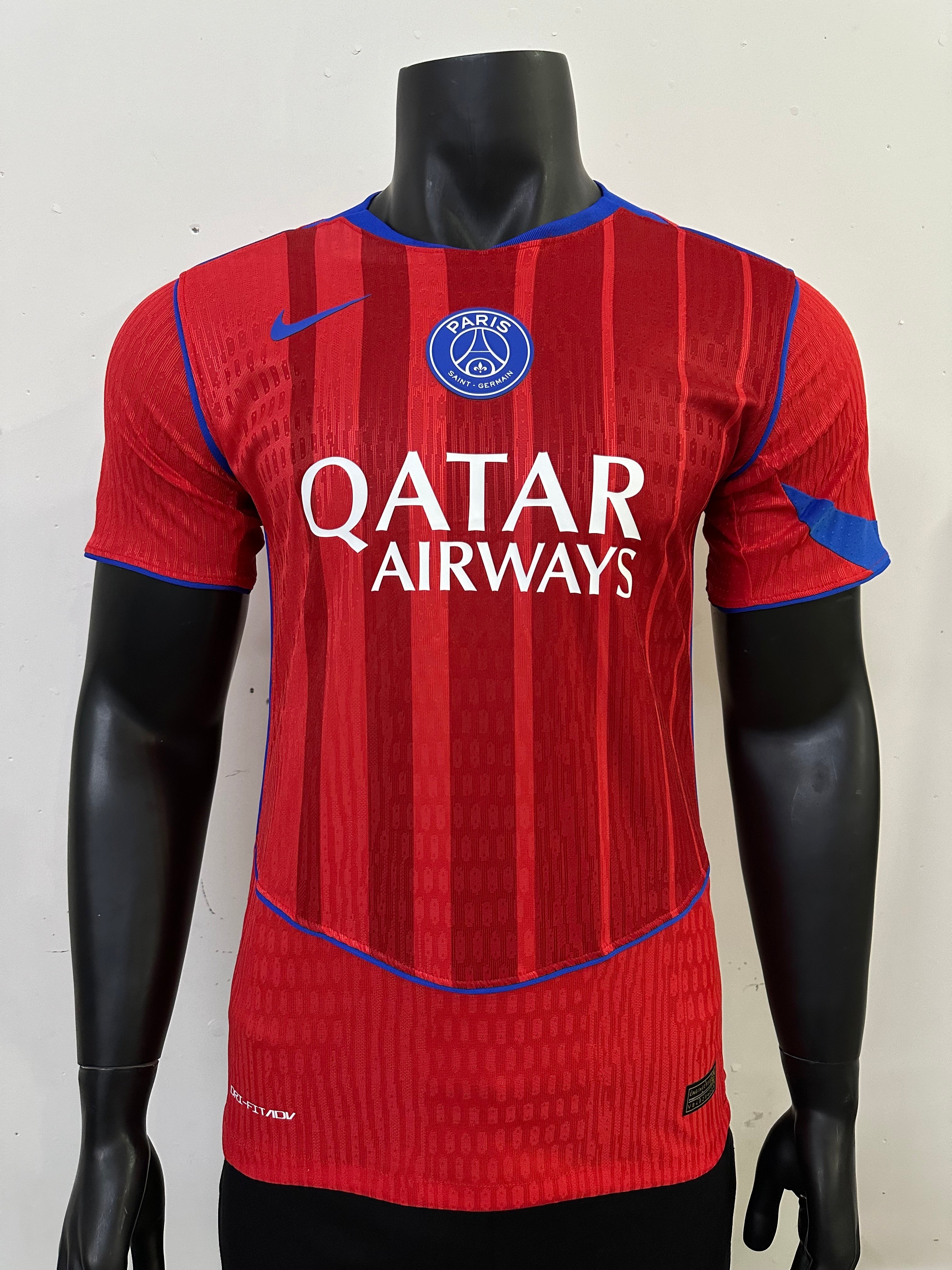tercera equipacion roja del psg 25-26